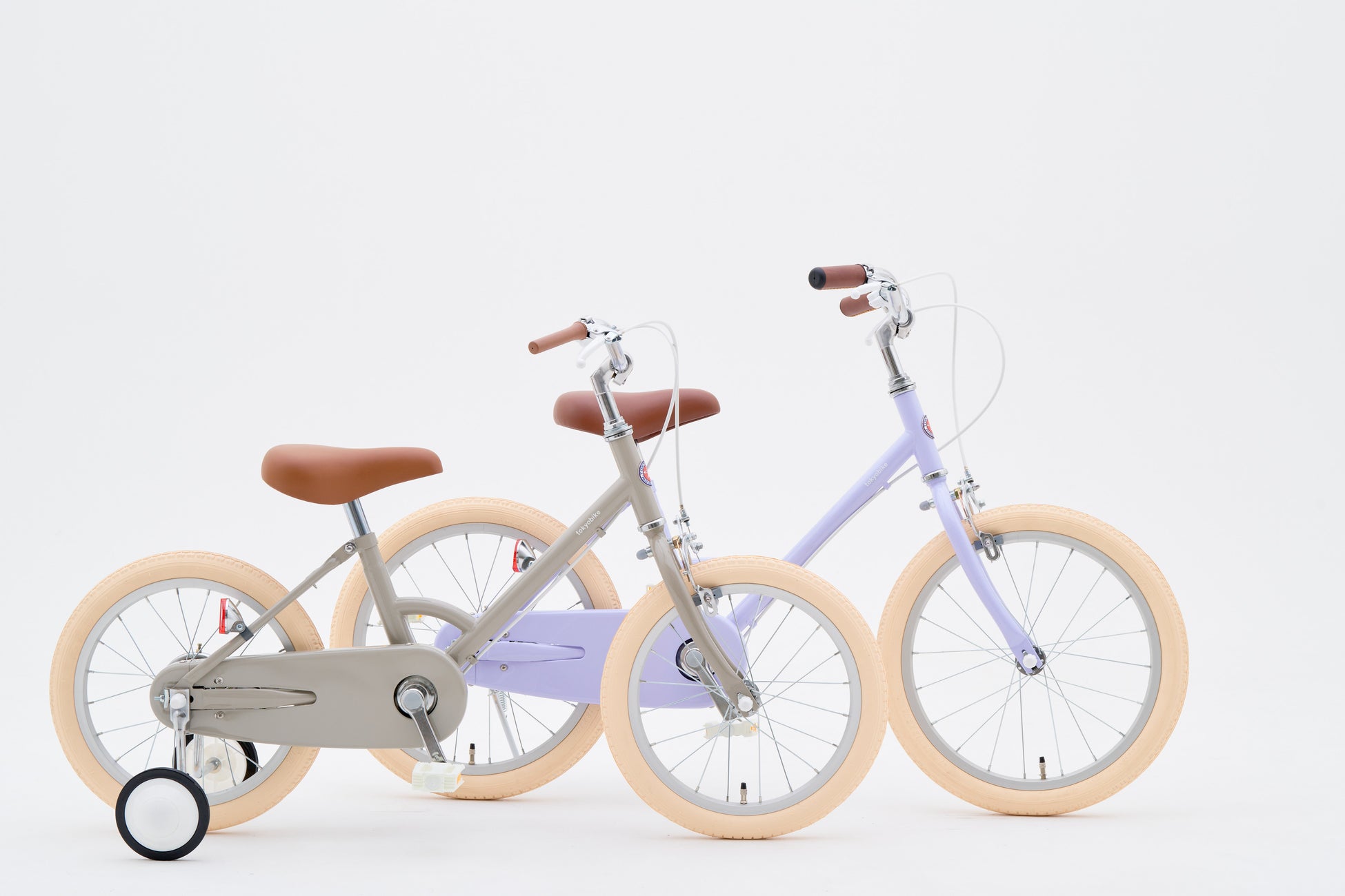 左:little tokyobike 16、右:little tokyobike 18