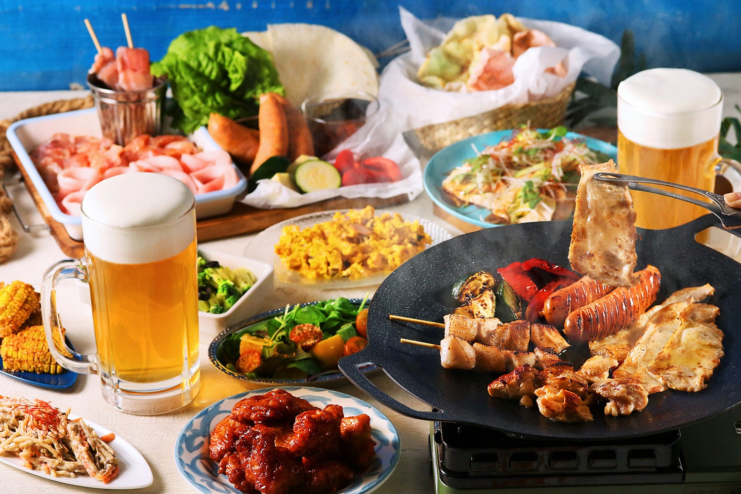 アサヒビールスマドリビアガーデンBBQセット 横浜ベイクォーターで飲み放題付きBBQビアガーデン2025開催