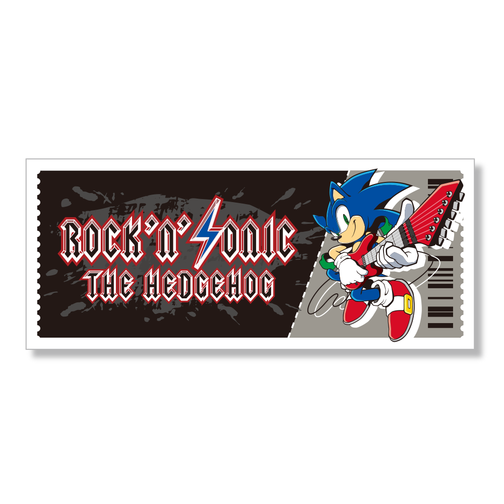 ソニックの描き下ろしアートワークを使用した「ROCK 'N' SONIC