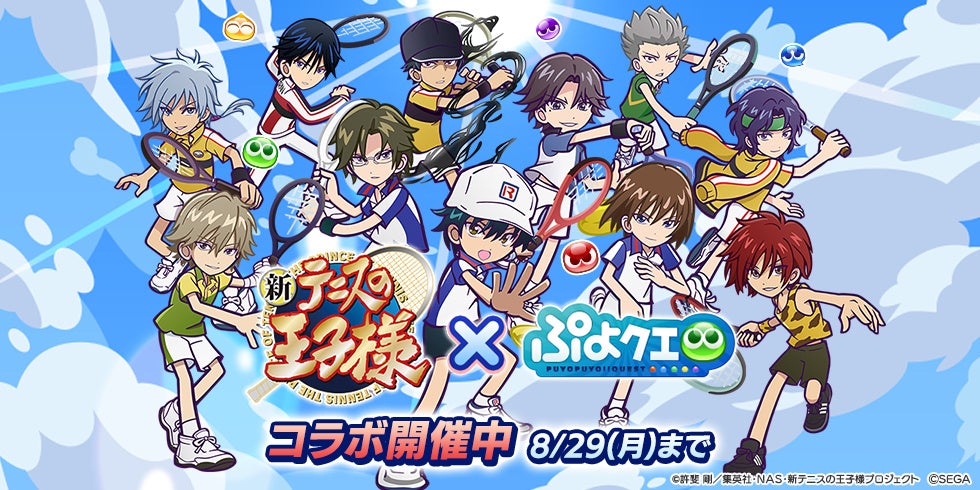 新テニスの王子様 ぷよぷよ クエスト コラボ 本日8月9日 火 よりスタート 株式会社セガのプレスリリース 新テニスの王子様 ぷよぷよ クエスト コラボ 本日8月9日 火 よりスタート 株式会社セガのプレスリリース