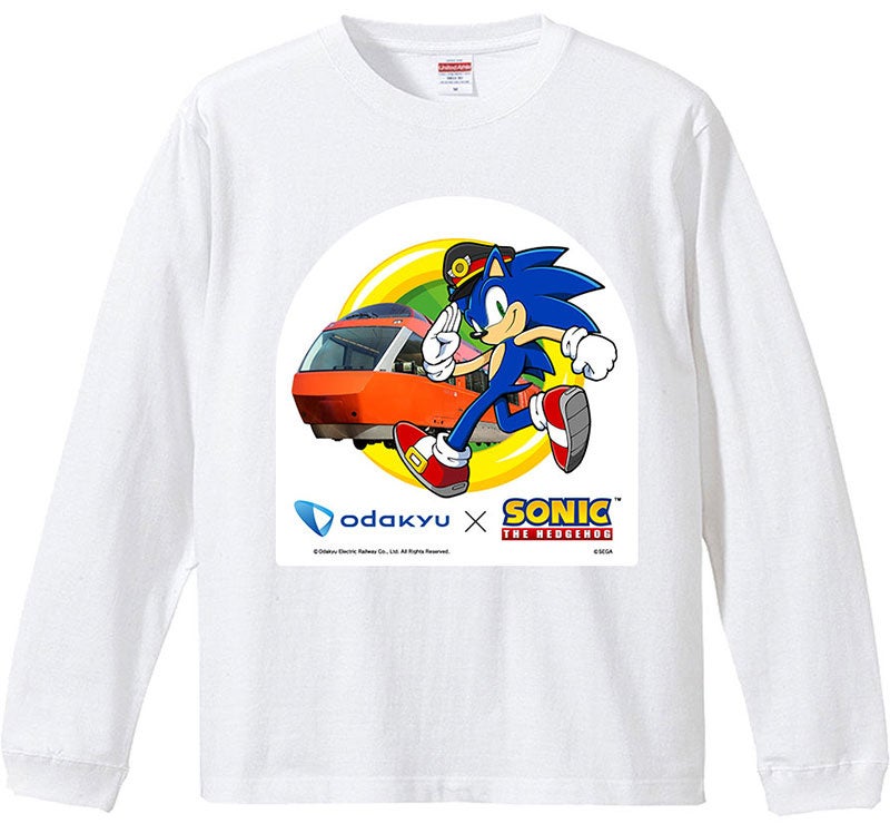 ロマンスカー×ソニック・ザ・ヘッジホッグコラボロングスリーブTシャツ　130 Amazon.co.jp: ソニック・ザ・ヘッジホッグ SONIC ロング