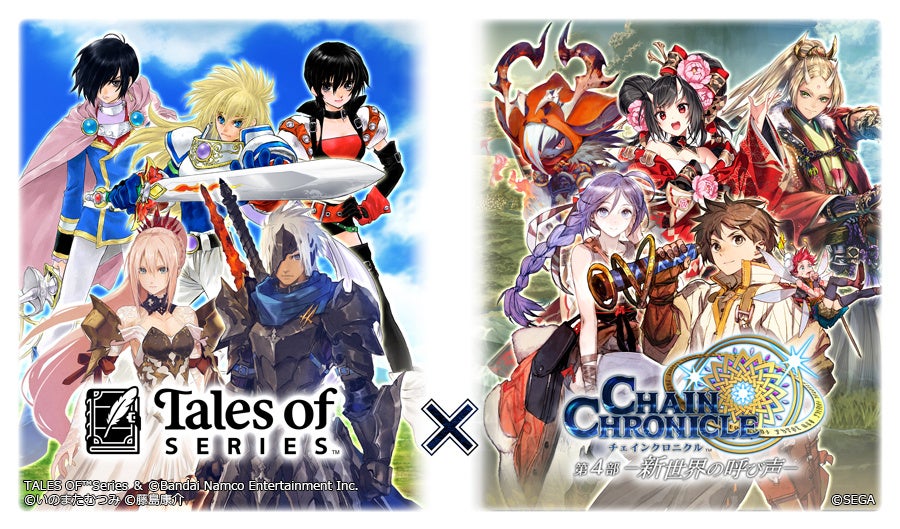 『チェインクロニクル』×『テイルズ オブ』コラボ第2弾開催！新キャラ「リオン・マグナス」「ルーティ・カトレット」登場！豪華報酬がもらえるメダルハントイベントも開催中！