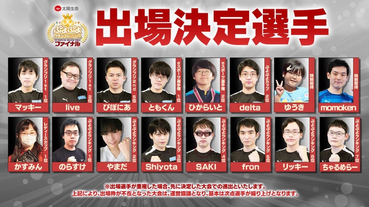 セガ公式大会「太陽生命 ぷよぷよグランプリ 2024」のファイナル、有観客開催&インターネットライブ配信情報公開! セガ公式大会「太陽生命 ぷよぷよグランプリ 2024」のファイナル、有観客開催&インターネットライブ配信情報公開!