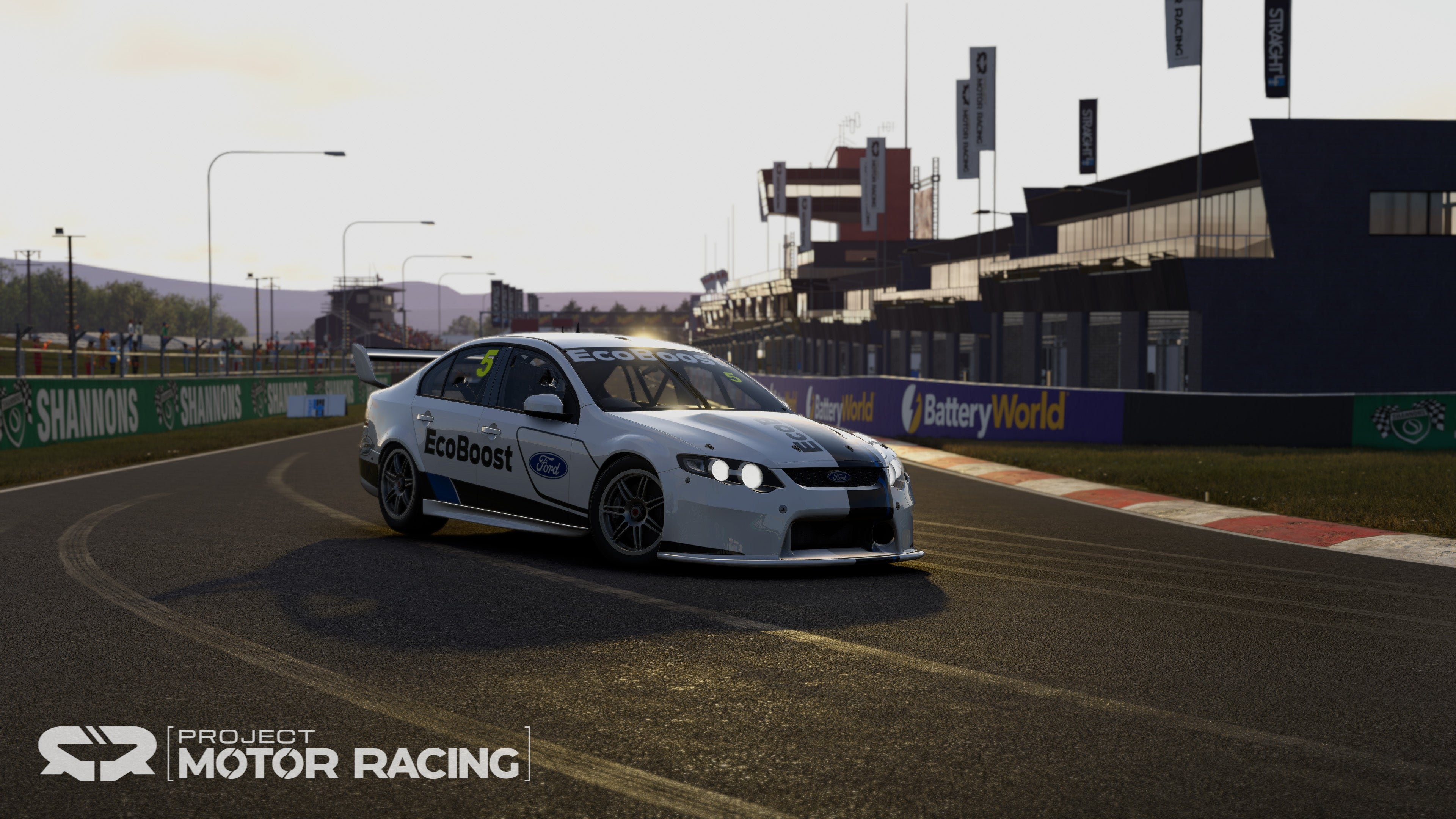 爆速！フォードV8、無料DLCで『Project Motor Racing』に登場