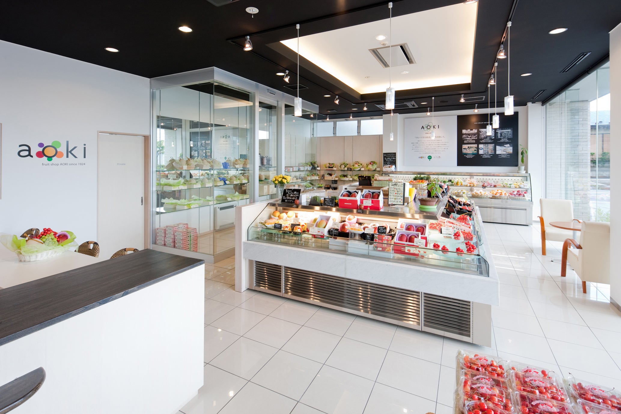 フルーツショップ青木　店内