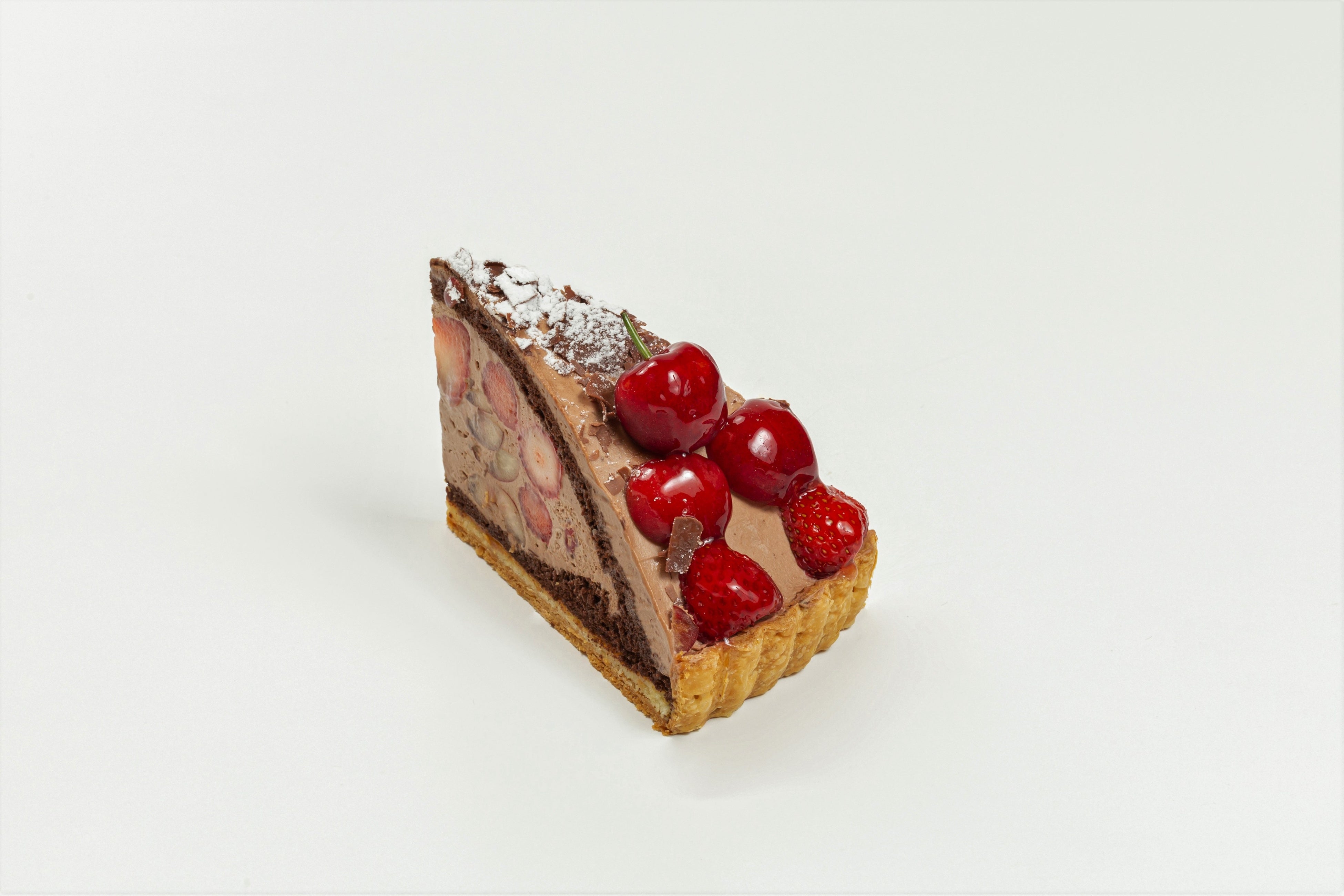 『ダークチェリーといちごのチョコクリームズコット』１ピース