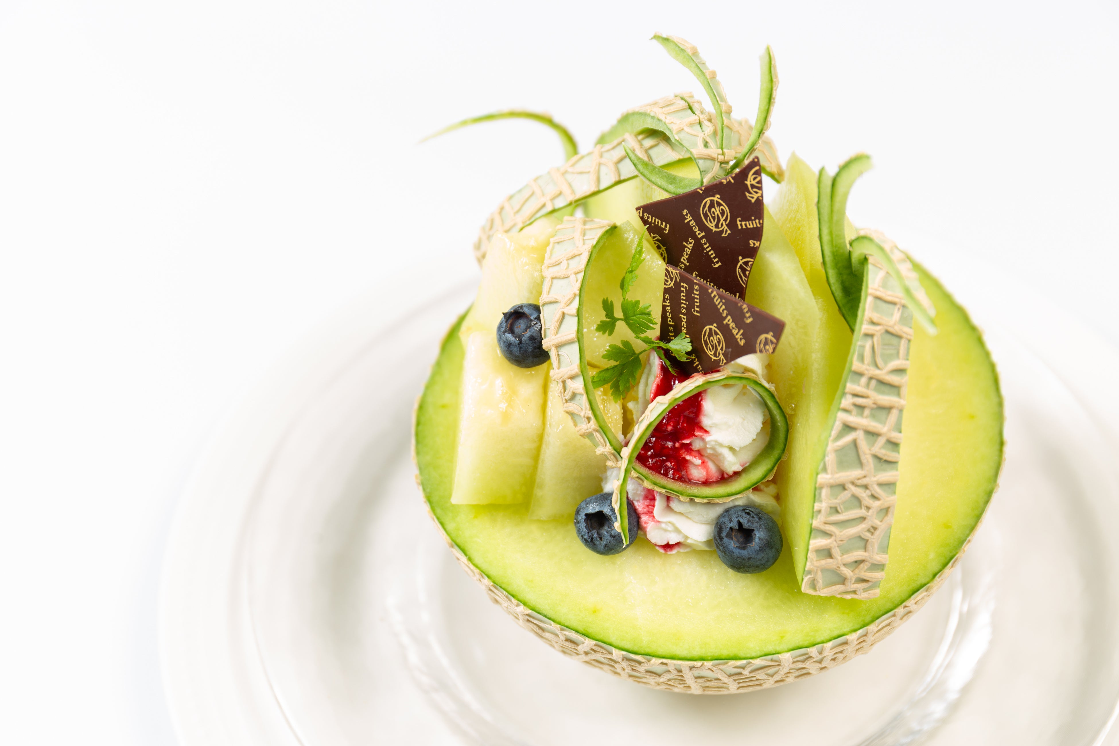 『天使音マスクメロンのボールパフェ』