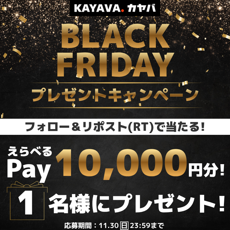 【えらべるPay®】1万円分が当たる！ブラックフライデーキャンペーン