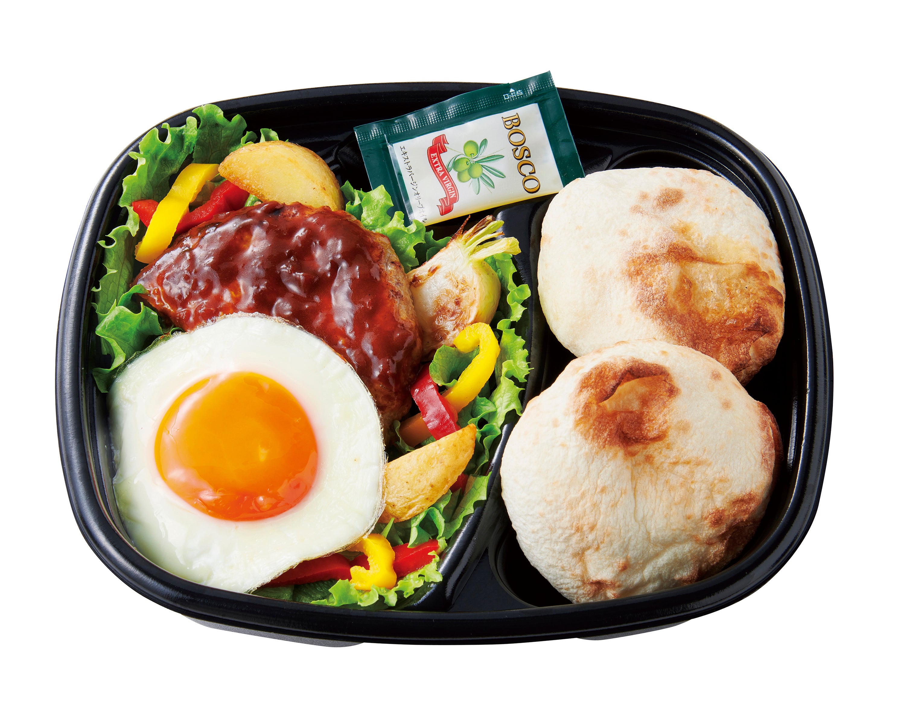 ロコモコ風サラダ（パンセット） 590円