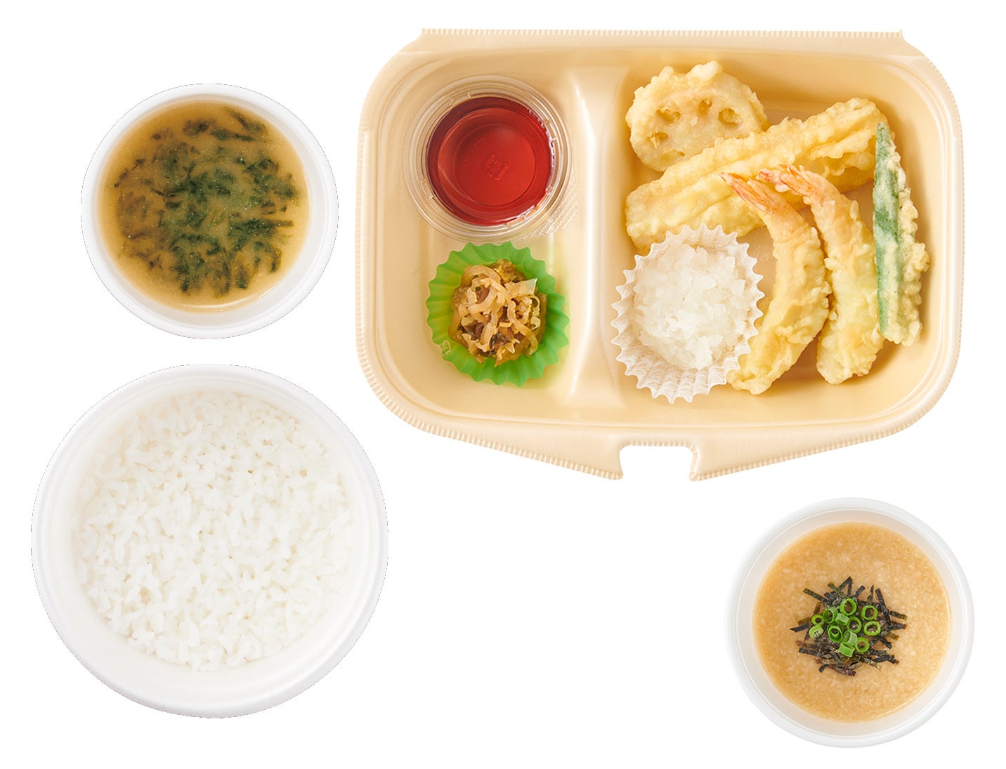 ［テイクアウト］静岡とろろ汁と天ぷら　特別価格 820円（税込）