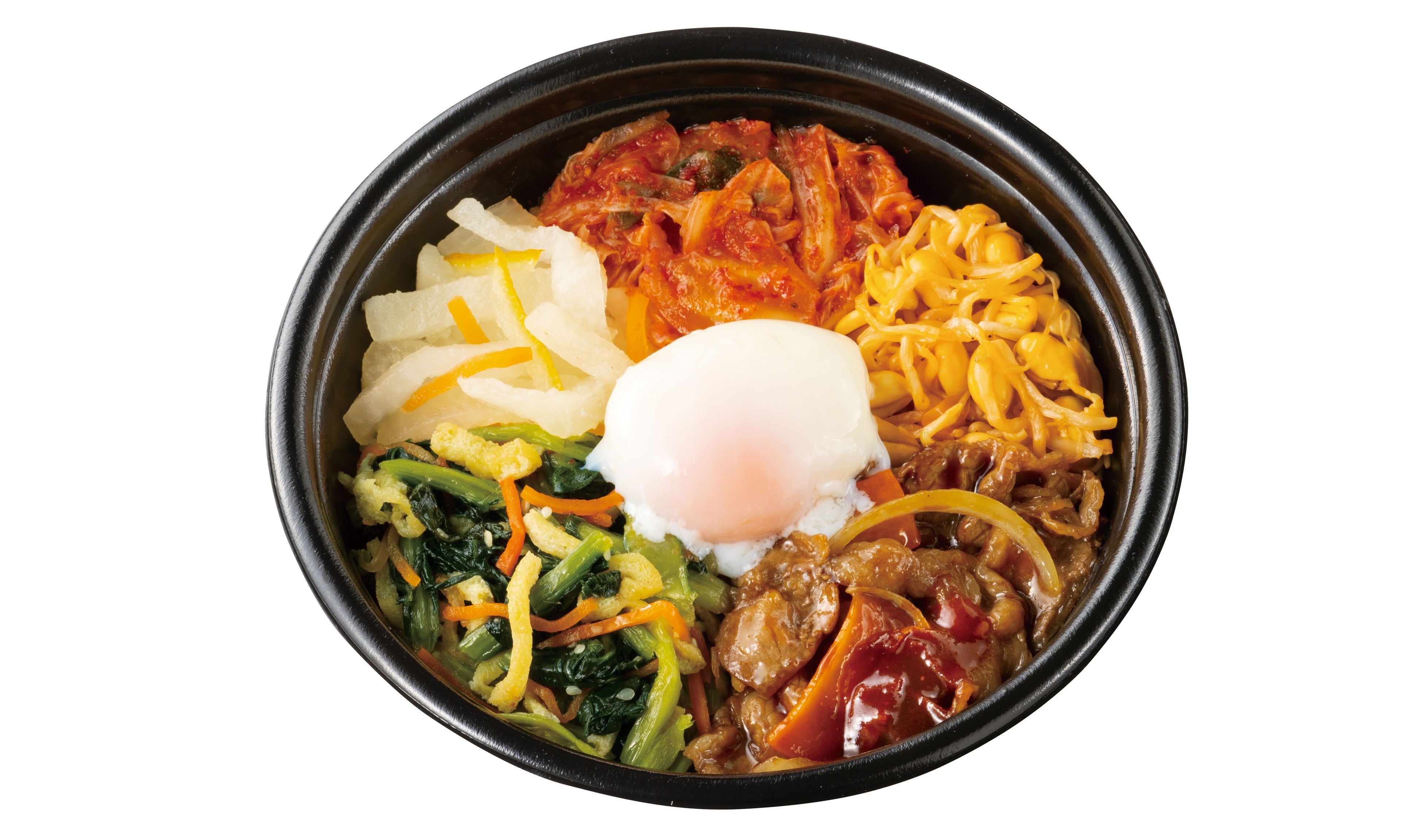 野菜が摂れるビビンバ (温玉付き)　570円