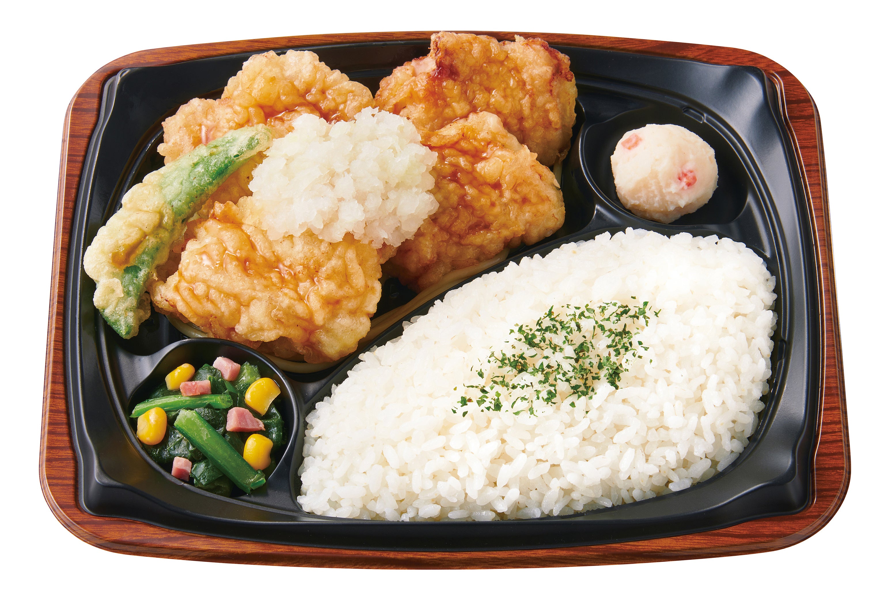 おろしとり天プレート 540円