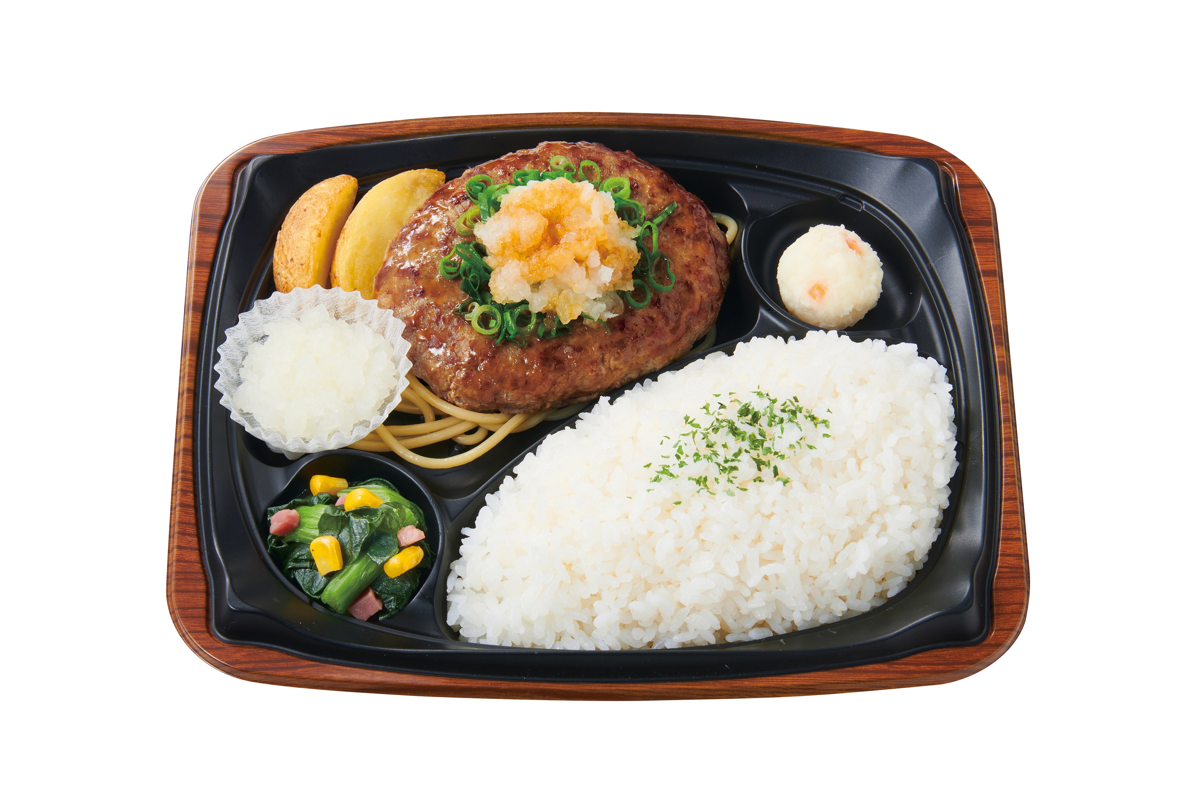 グリルハンバーグプレート（おろしぽん酢) 670円※１