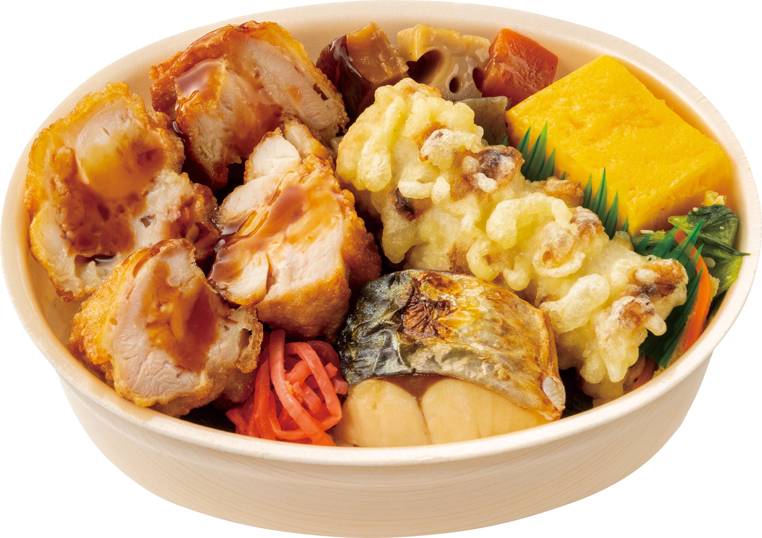 彩・とりめしとさば塩焼き弁当 　490円