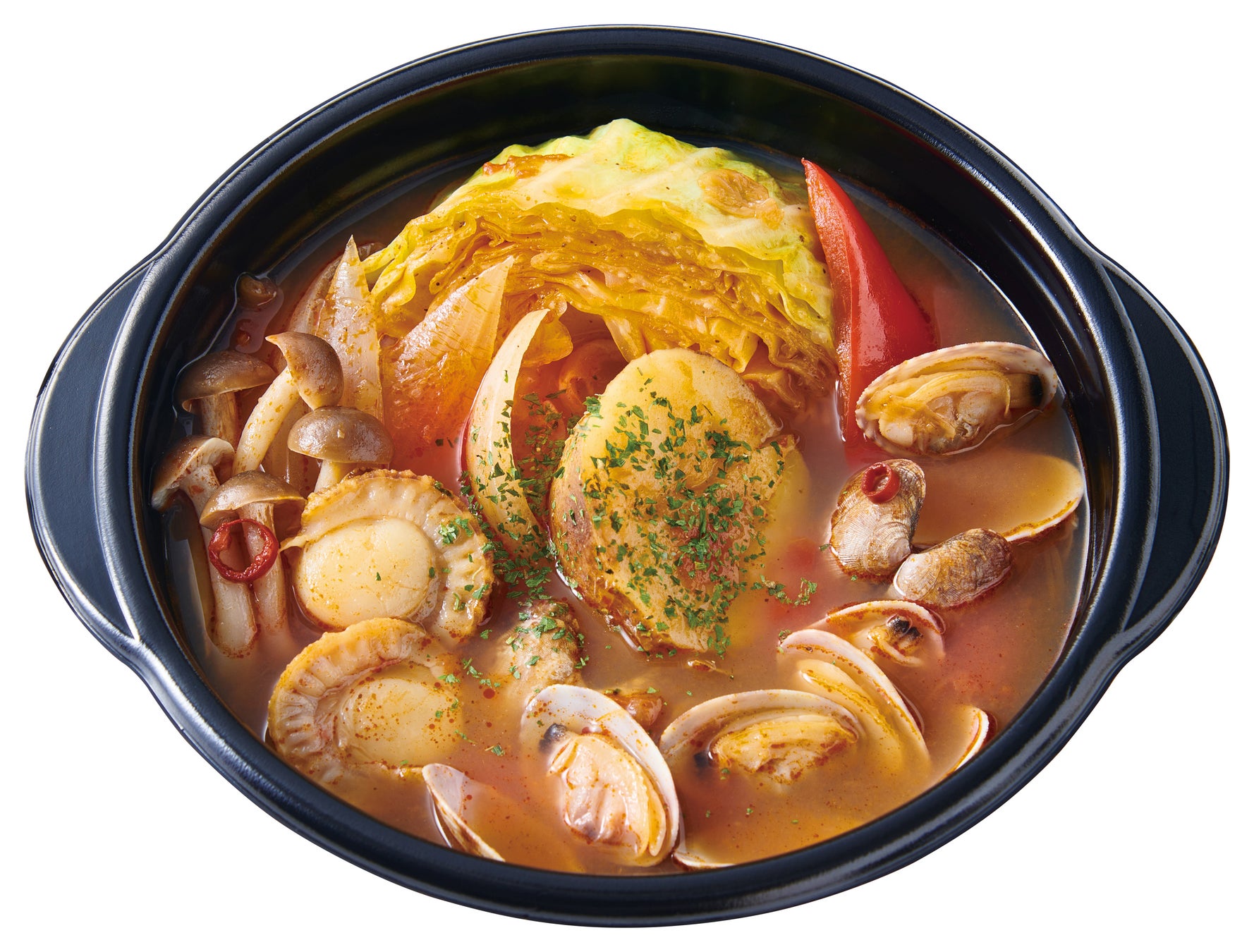 ~13日分の野菜が摂れる~ あさりとホタテのシーフードポトフ(トマト味) 650円