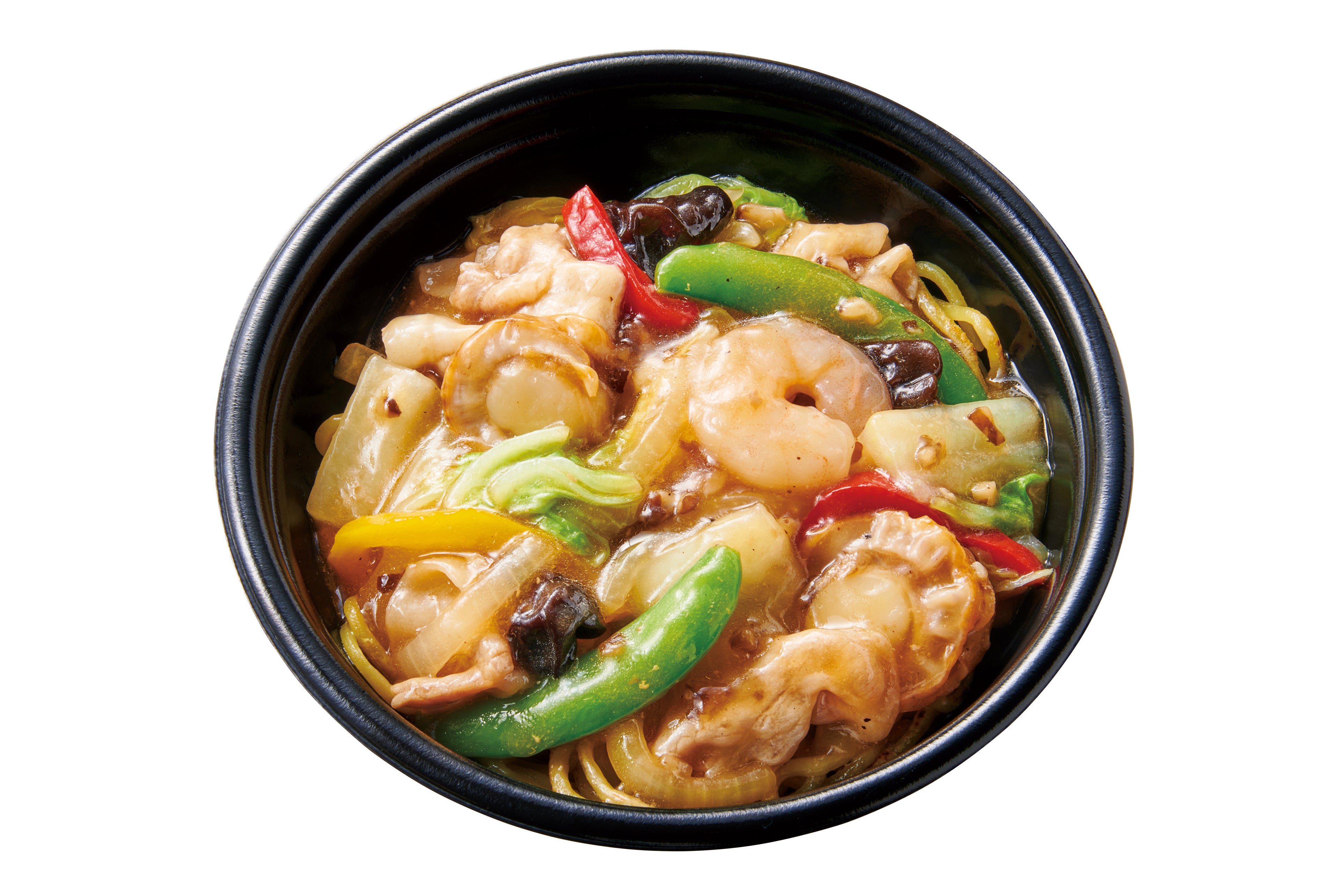 ～上海風～ ９品目の中華あんかけ焼きそば　750円