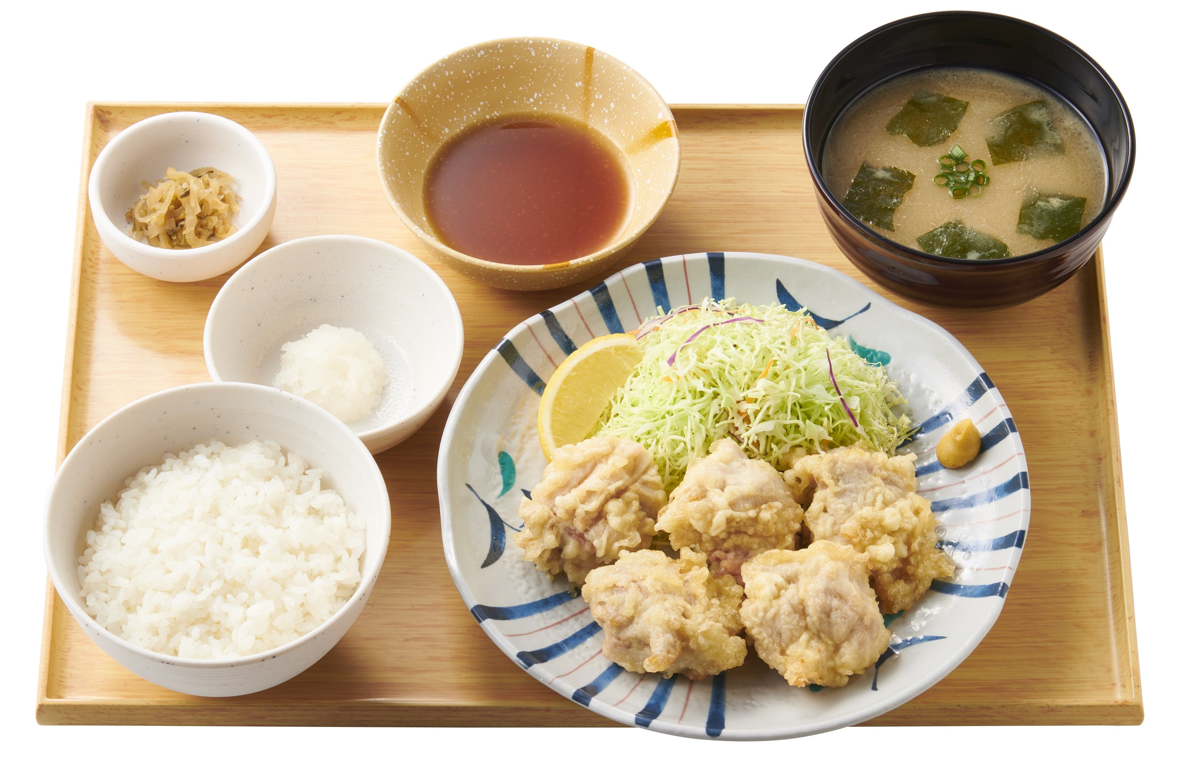 とり天定食　860円