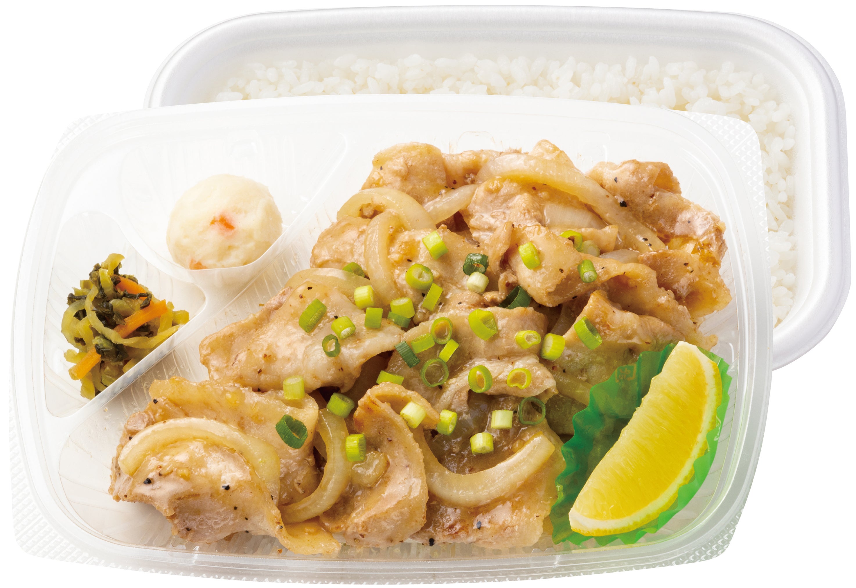 ～レモンが決め手！～ W旨塩豚カルビ弁当(肉2倍)　 870円