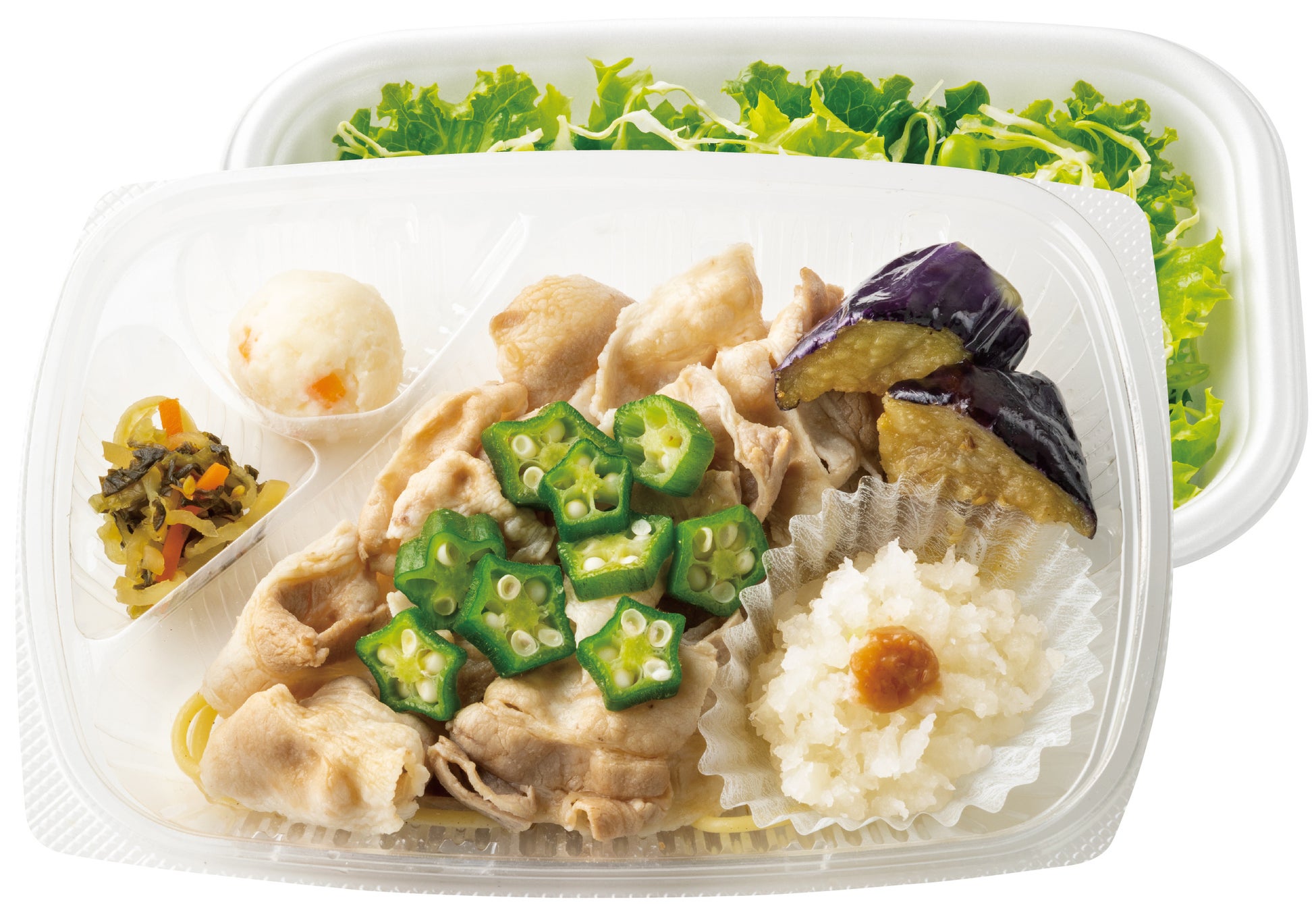 梅おろし豚しゃぶサラダ 620円