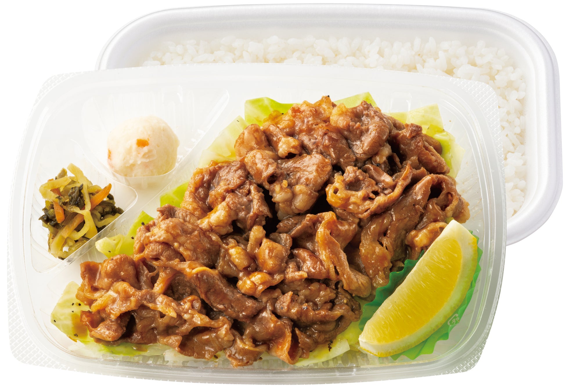 ~キャベツたっぷり~ Wビーフレモン弁当 900円