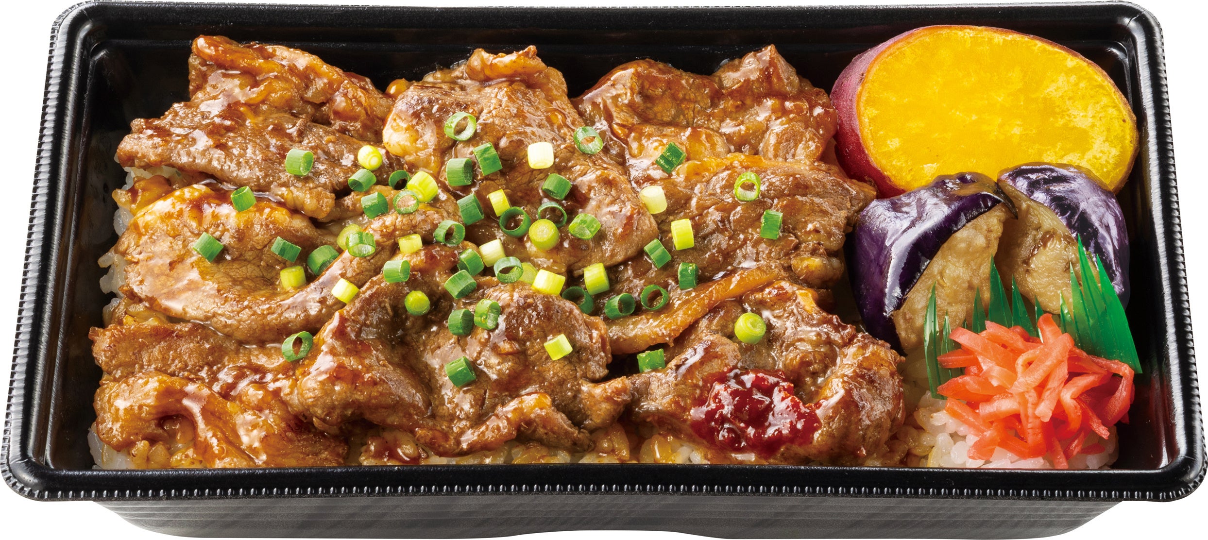 ～ブラックアンガスビーフ～ 牛カルビ重 (特製甘辛焼肉ダレ) 　790円