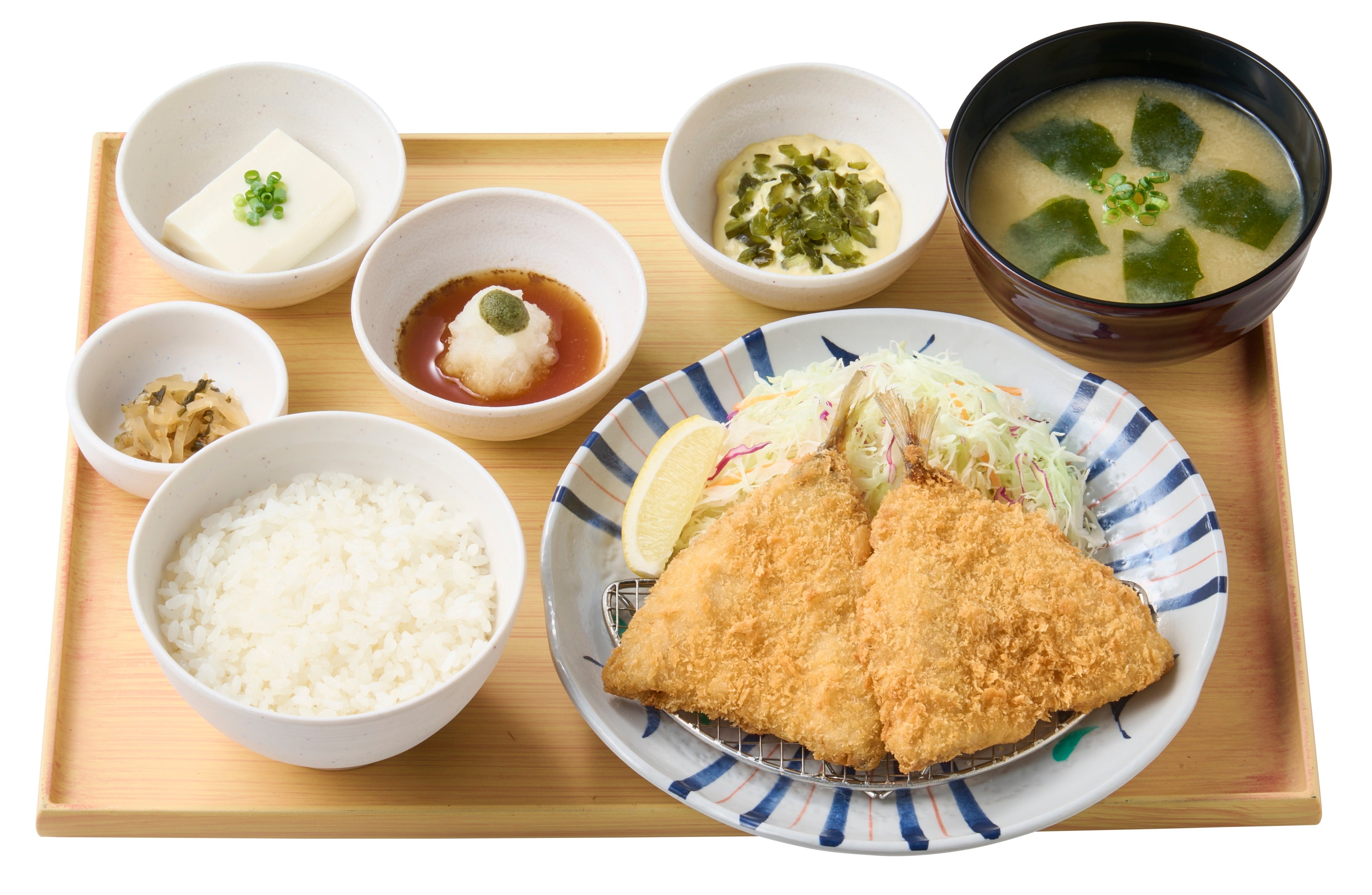 ～和風だれで食べる～ アジフライ定食　 830円