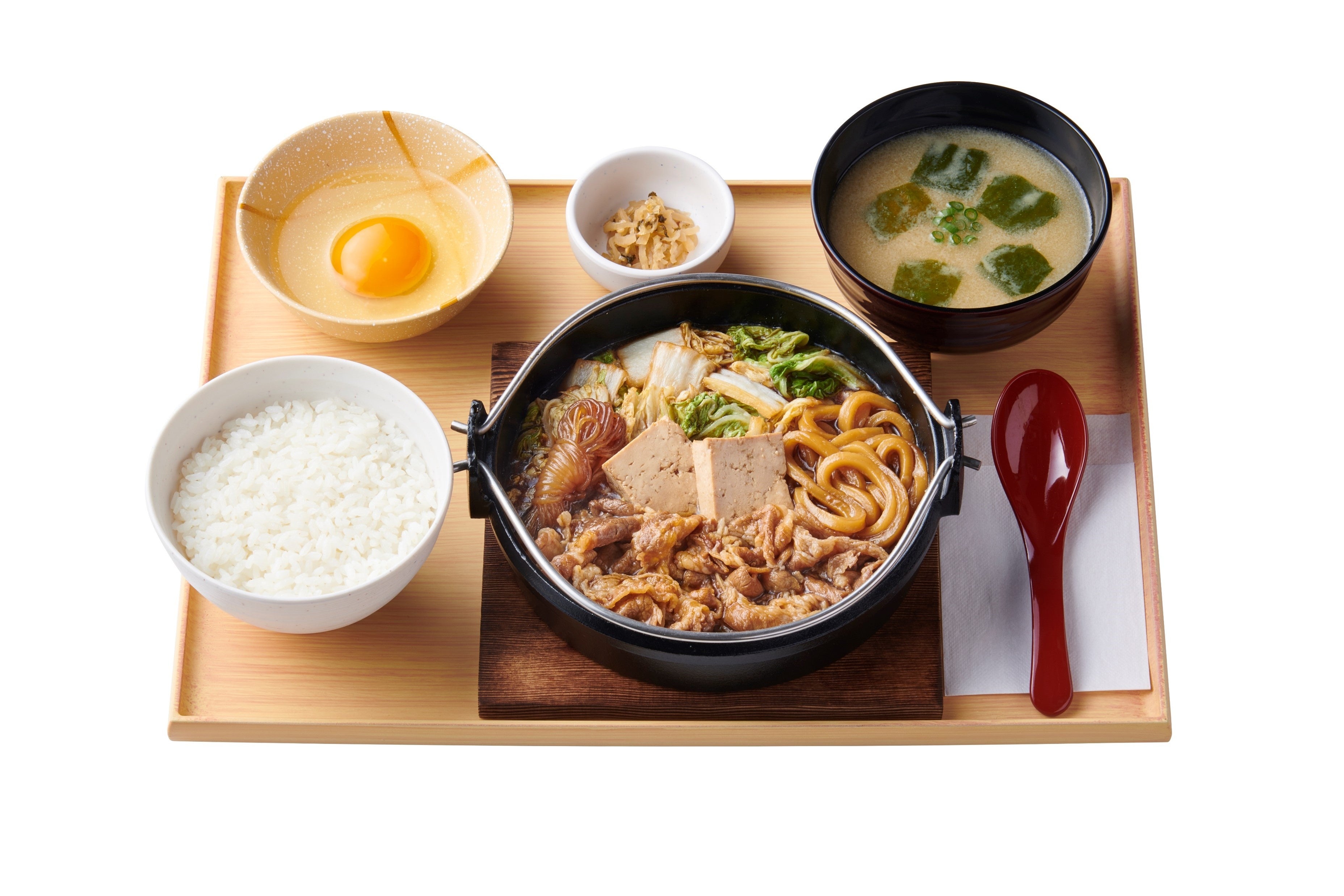 すき焼き定食　950円