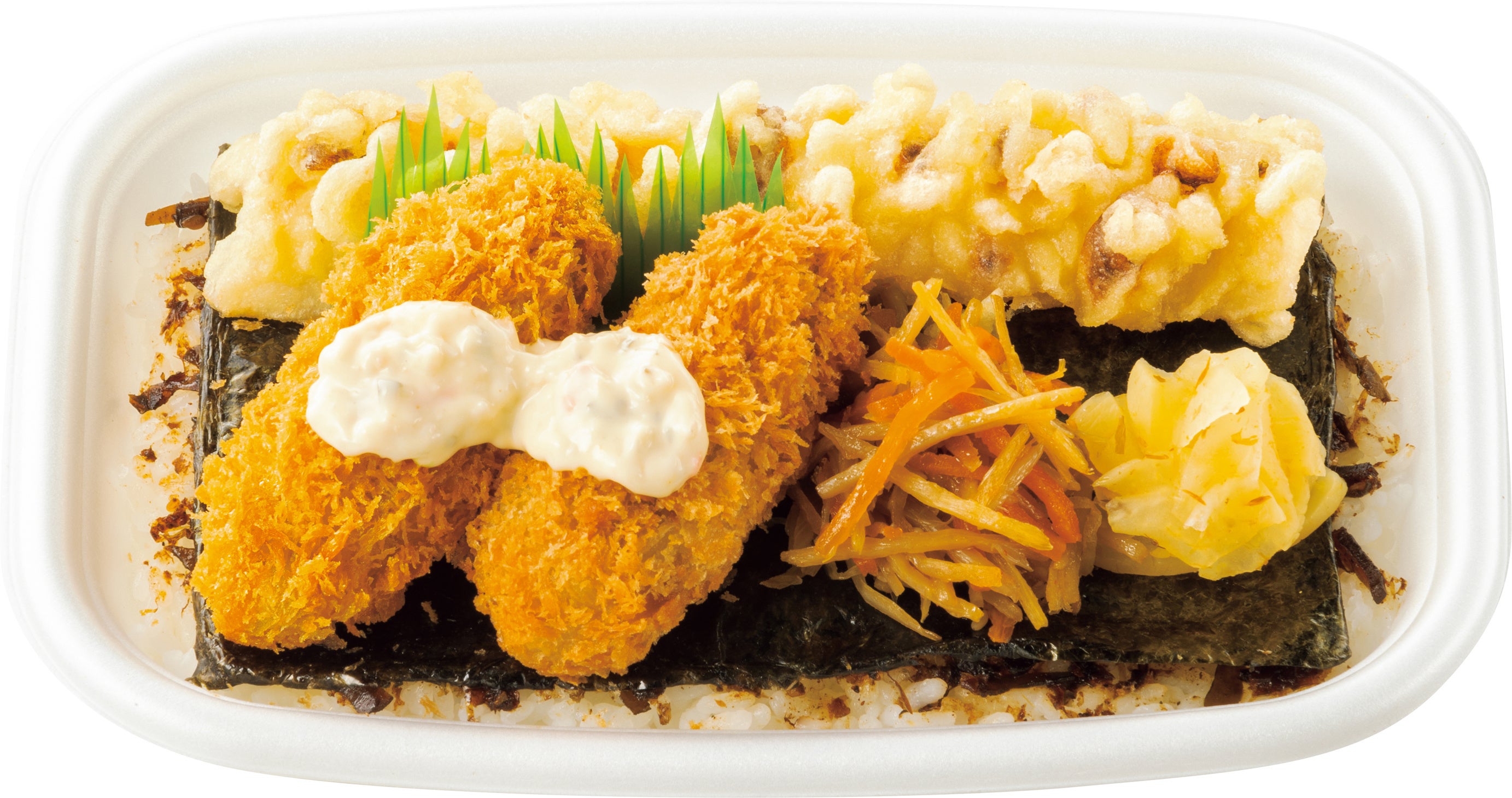 カキフライ×のり弁 カキフライのり弁当 540円