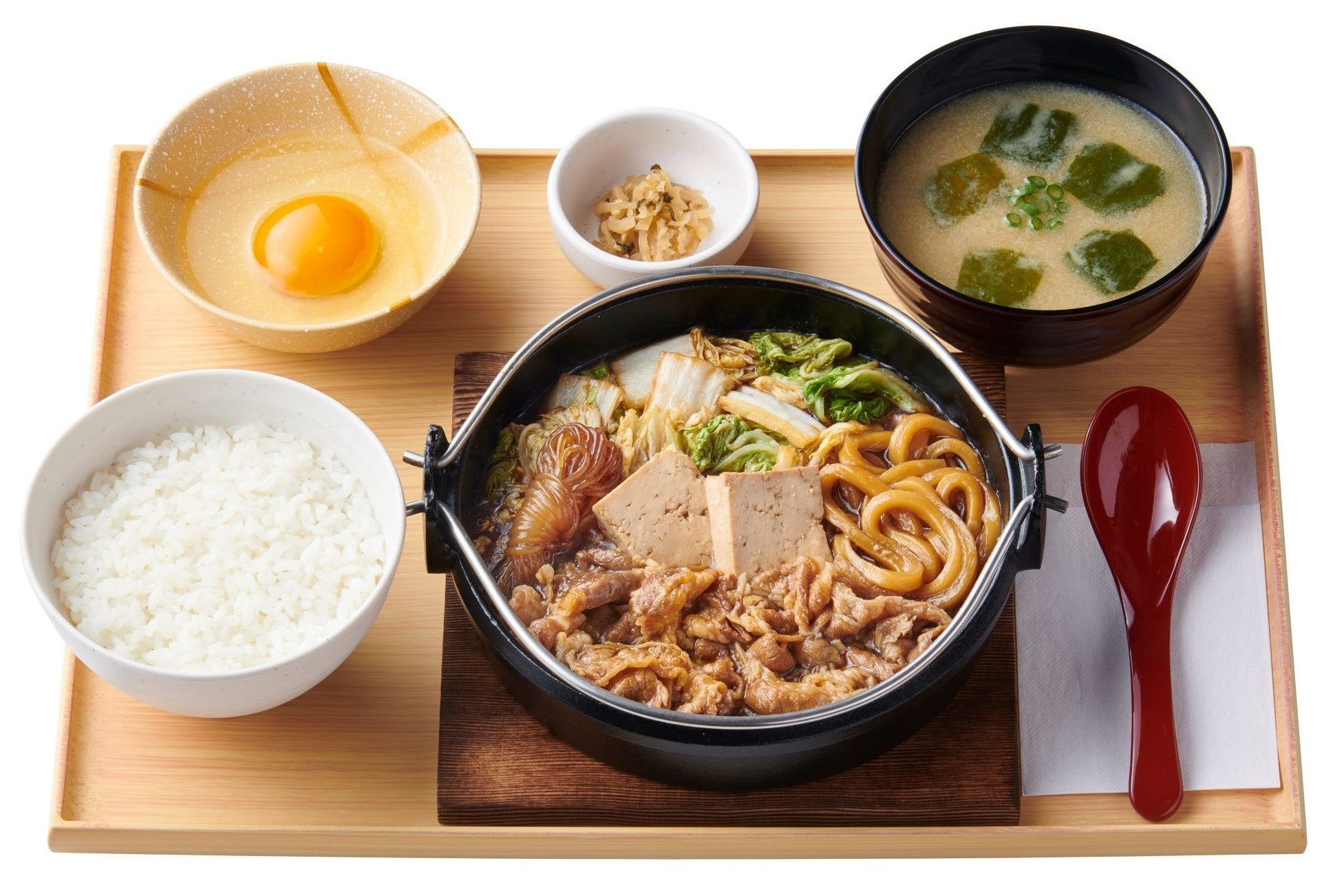 すき焼き定食　950円