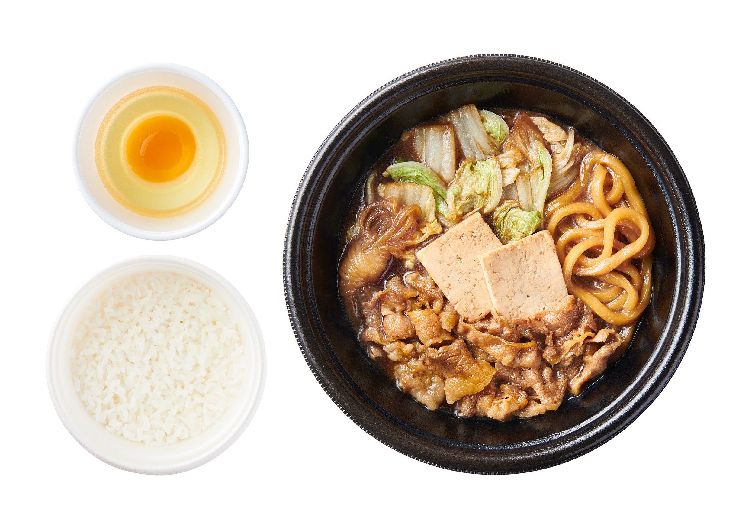 ［テイクアウト］すき焼き ごはん・生たまご付　900円