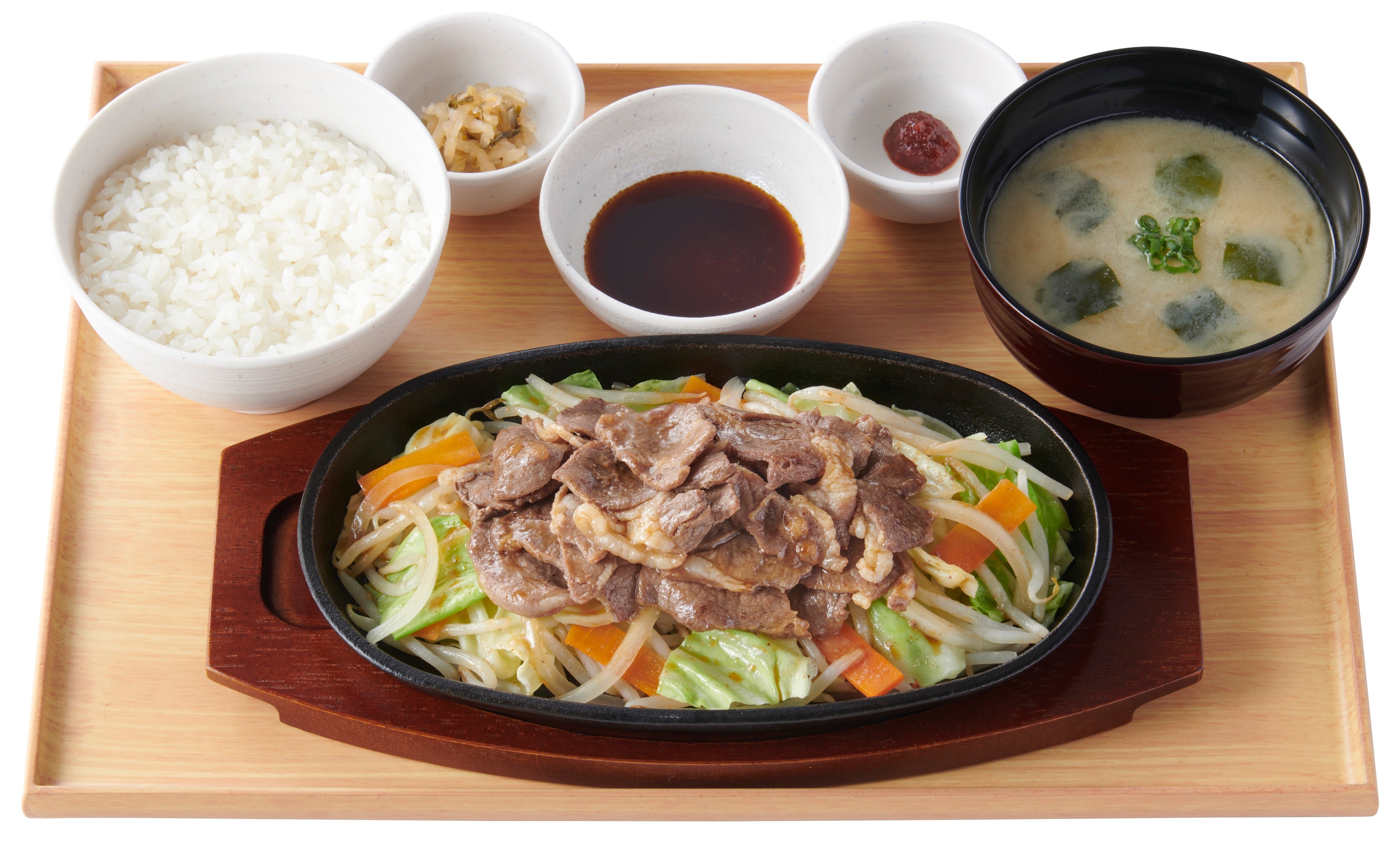 野菜とラムのジンギスカン定食　1,190円