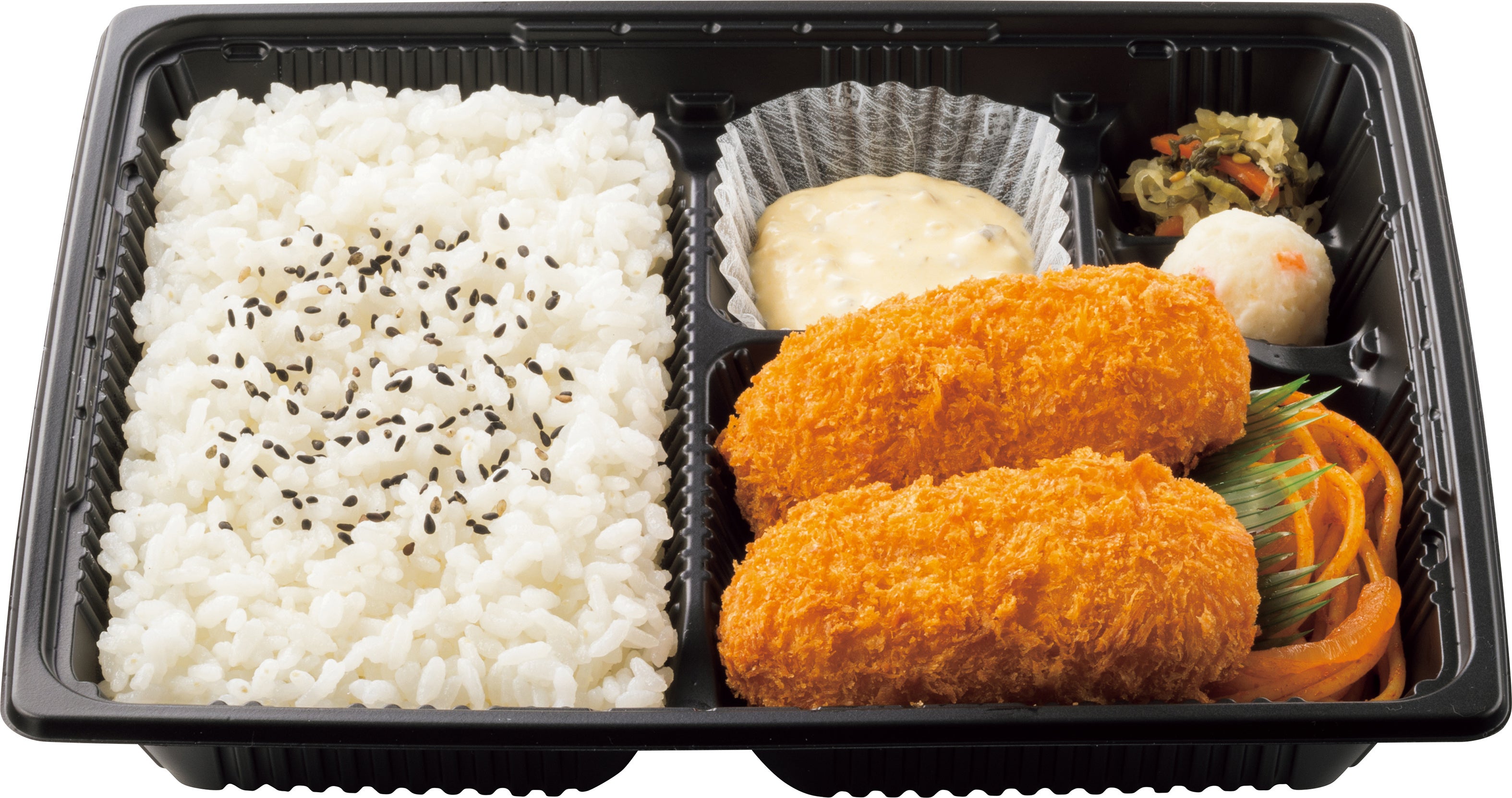 鳥取県境港産　紅ズワイガニ使用 カニクリームコロッケ弁当 560円