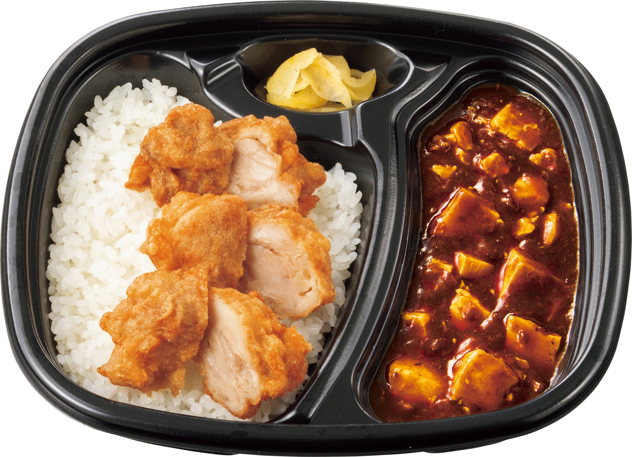 シビれる辛さ！ 四川麻婆豆腐弁当(から揚付） 660円