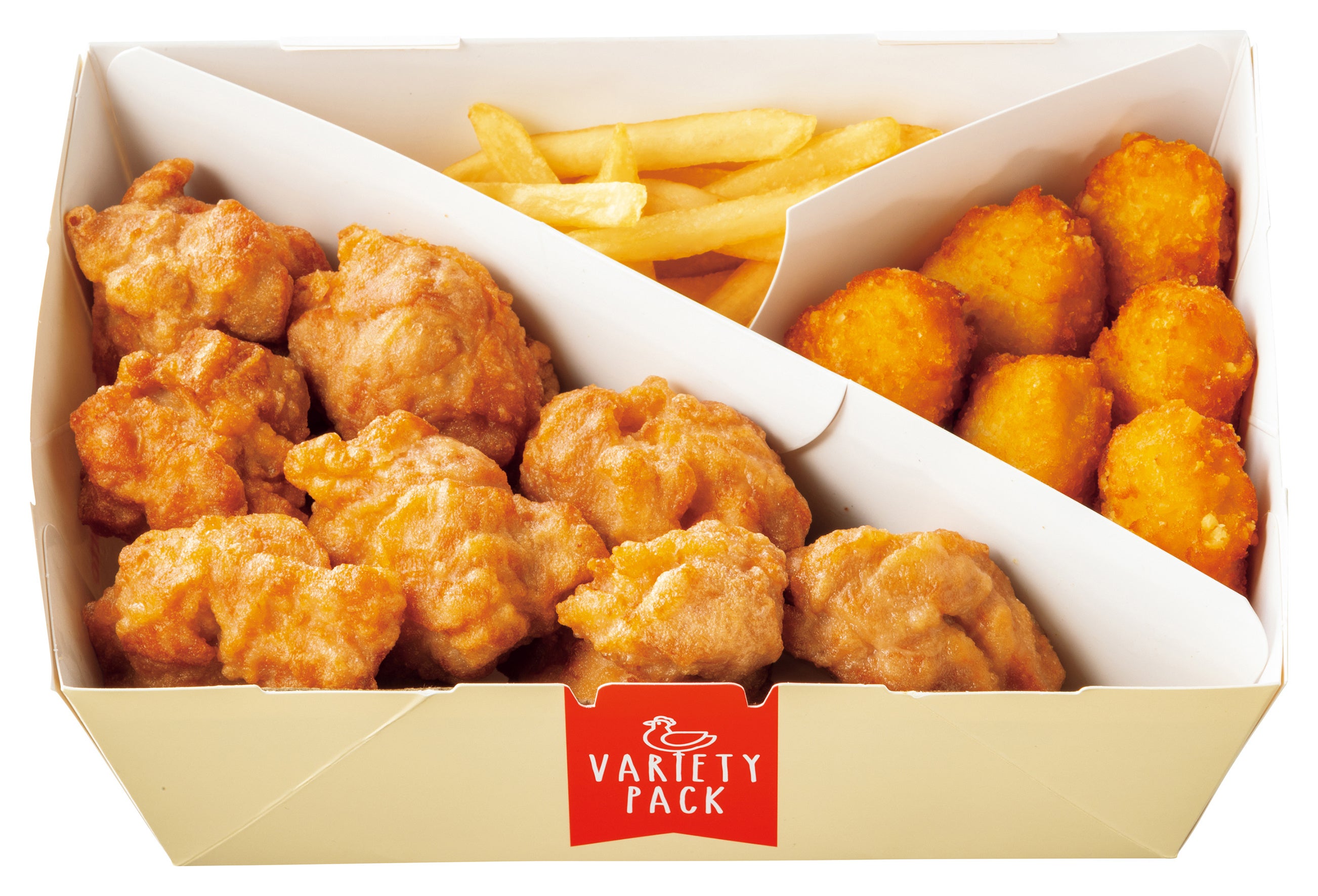 チキンバラエティパック （トリプル）     990円