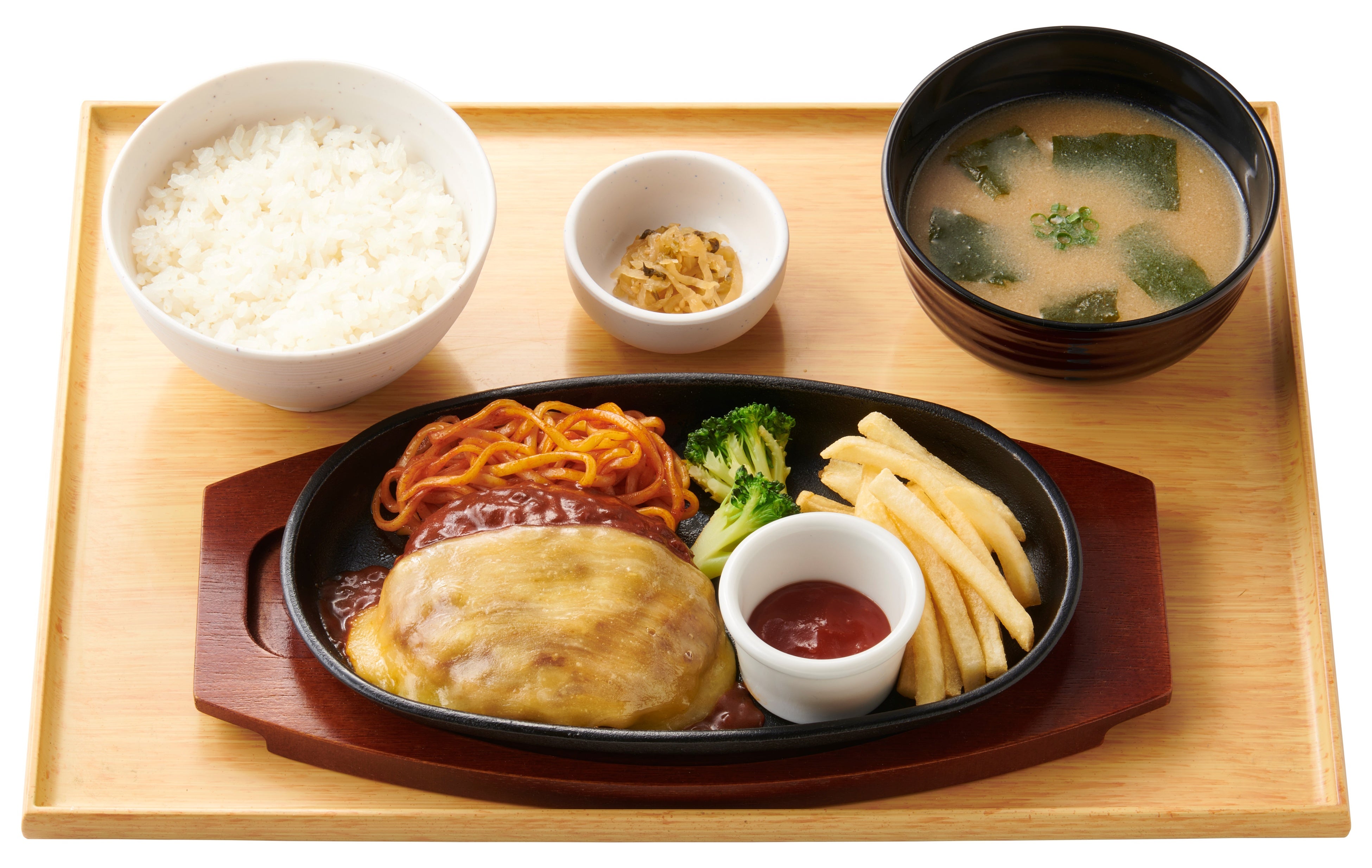 4種のチーズハンバーグ定食