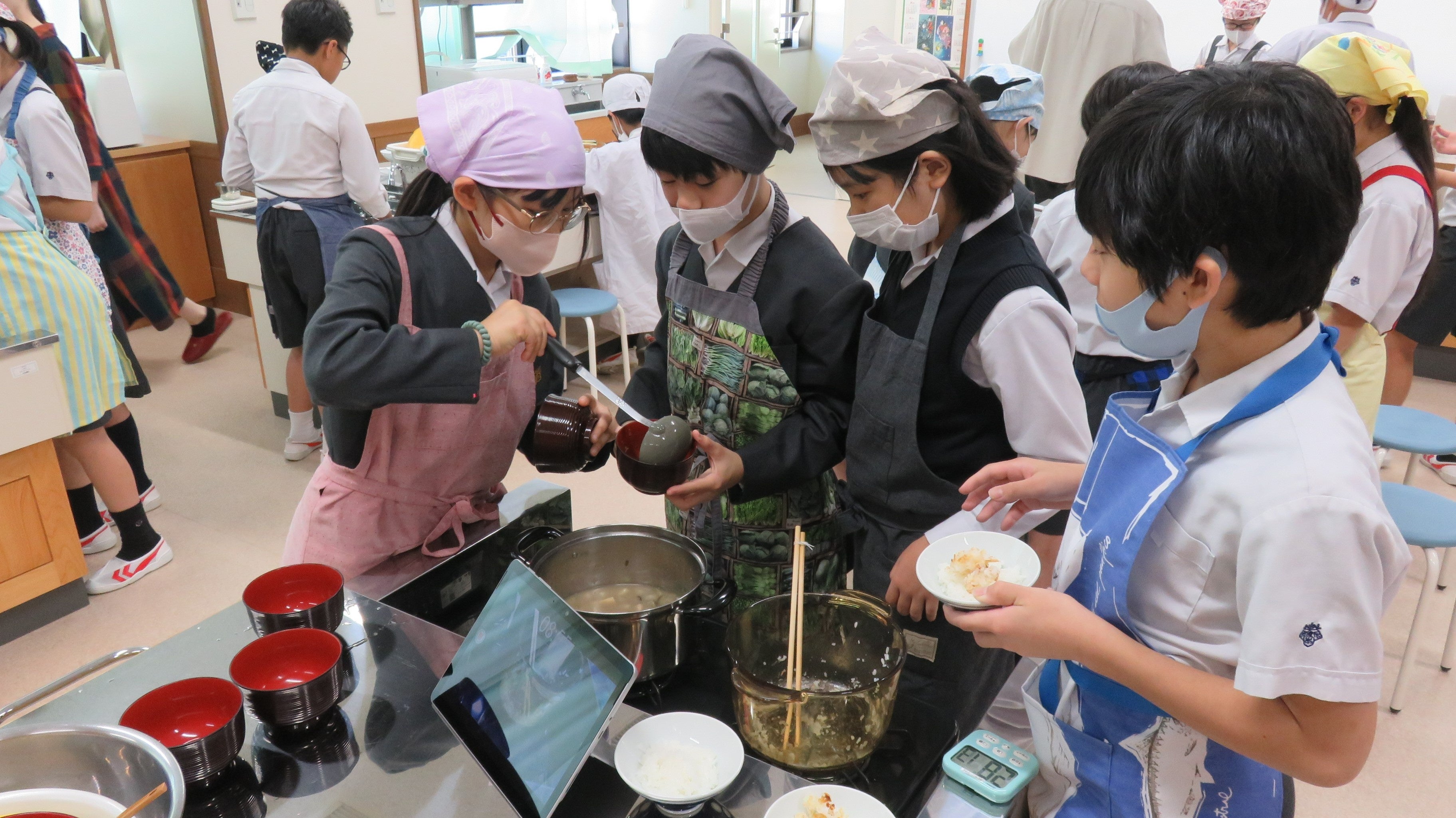 10月　試食風景