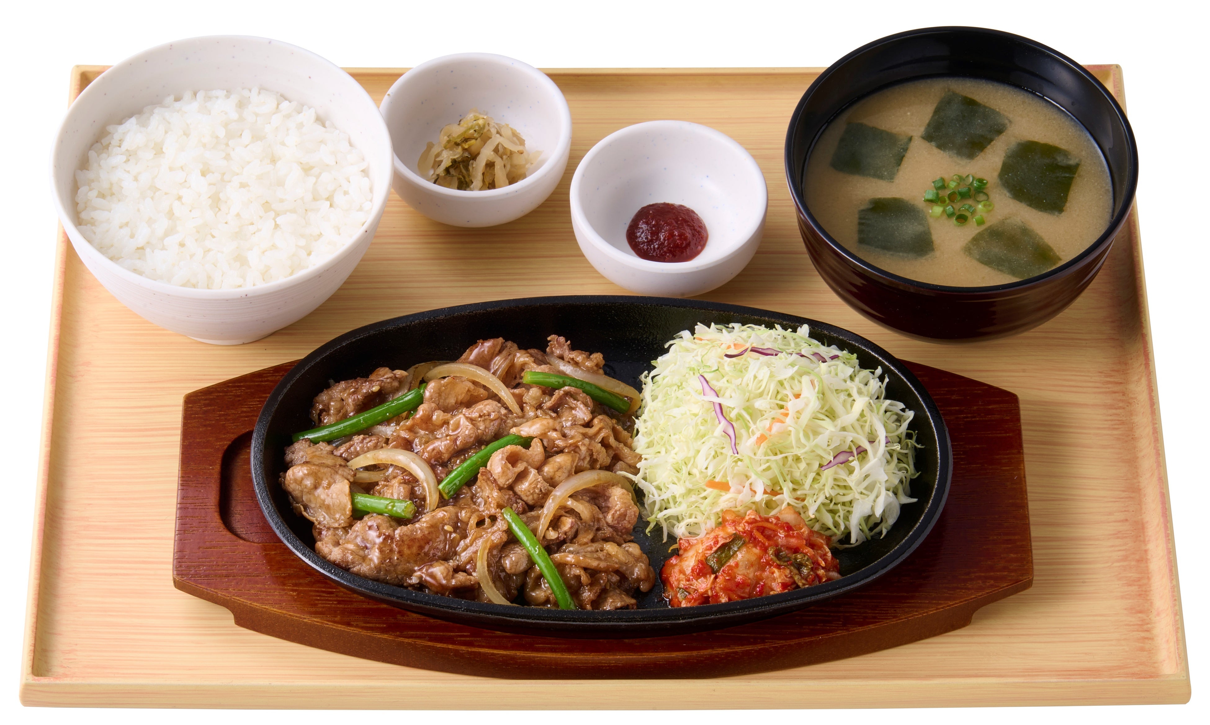 牛カルビ焼肉定食 970円