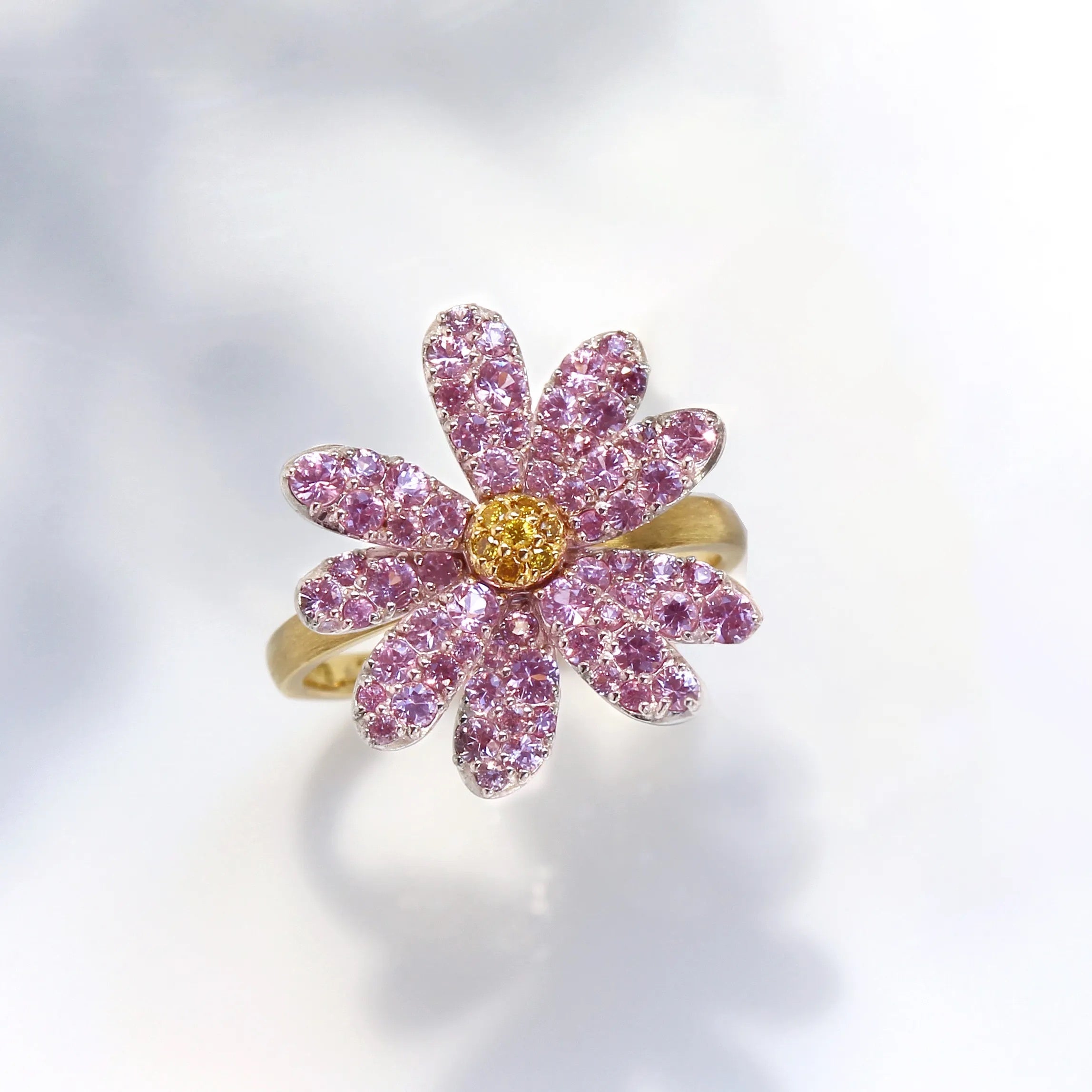 ピンクサファイア・リング・フルール（店舗限定）