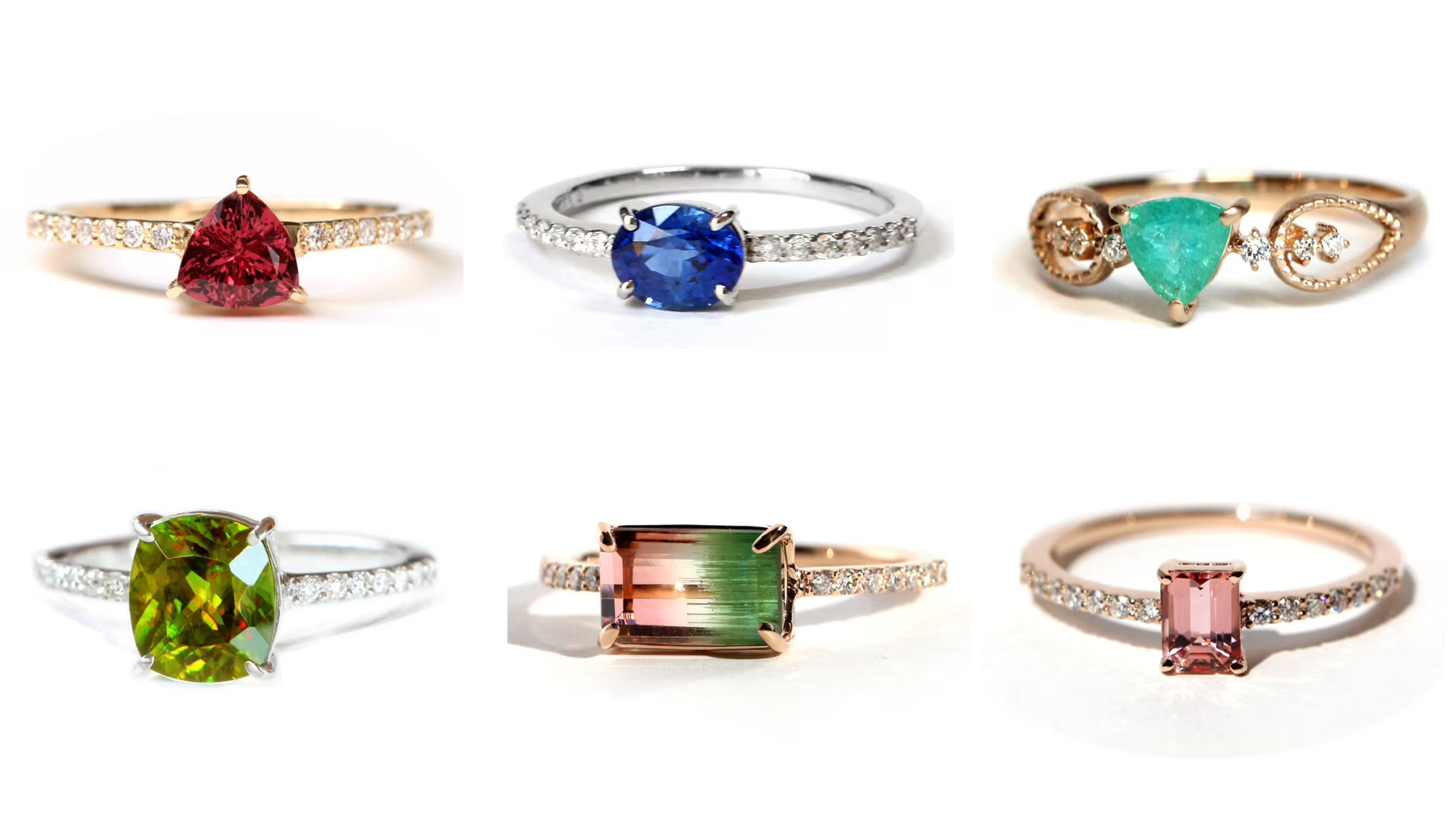 カラーストーンジュエリーのビズー、10,000通り以上の組み合わせから