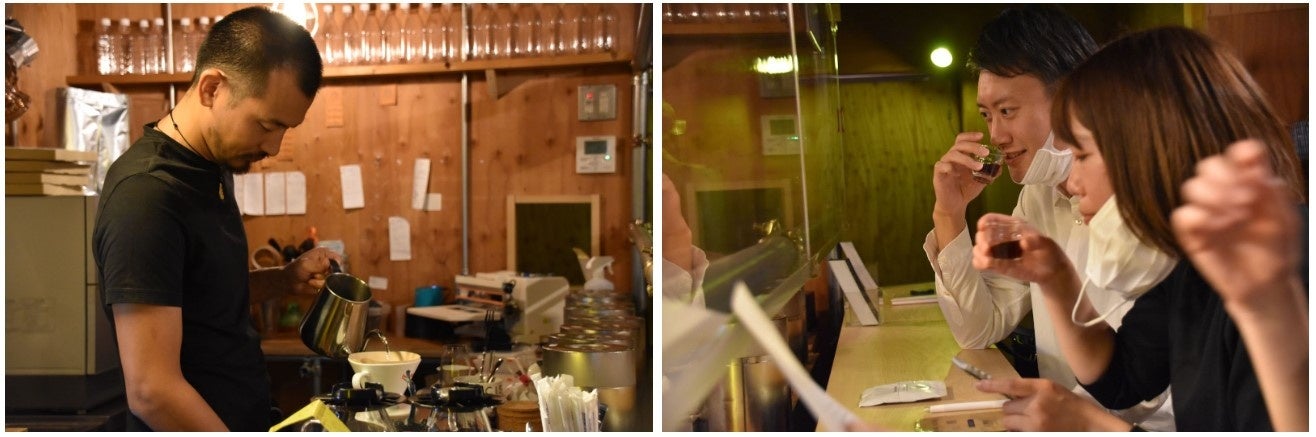 元バリスタやコーヒー通のスタッフがテイスティング