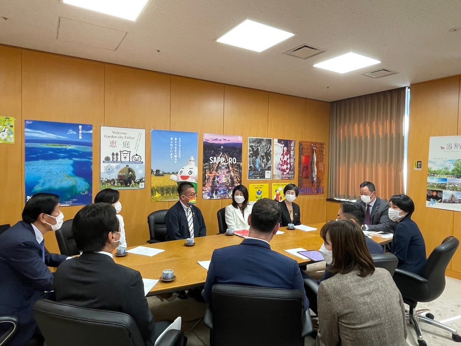 要望書提出時の様子