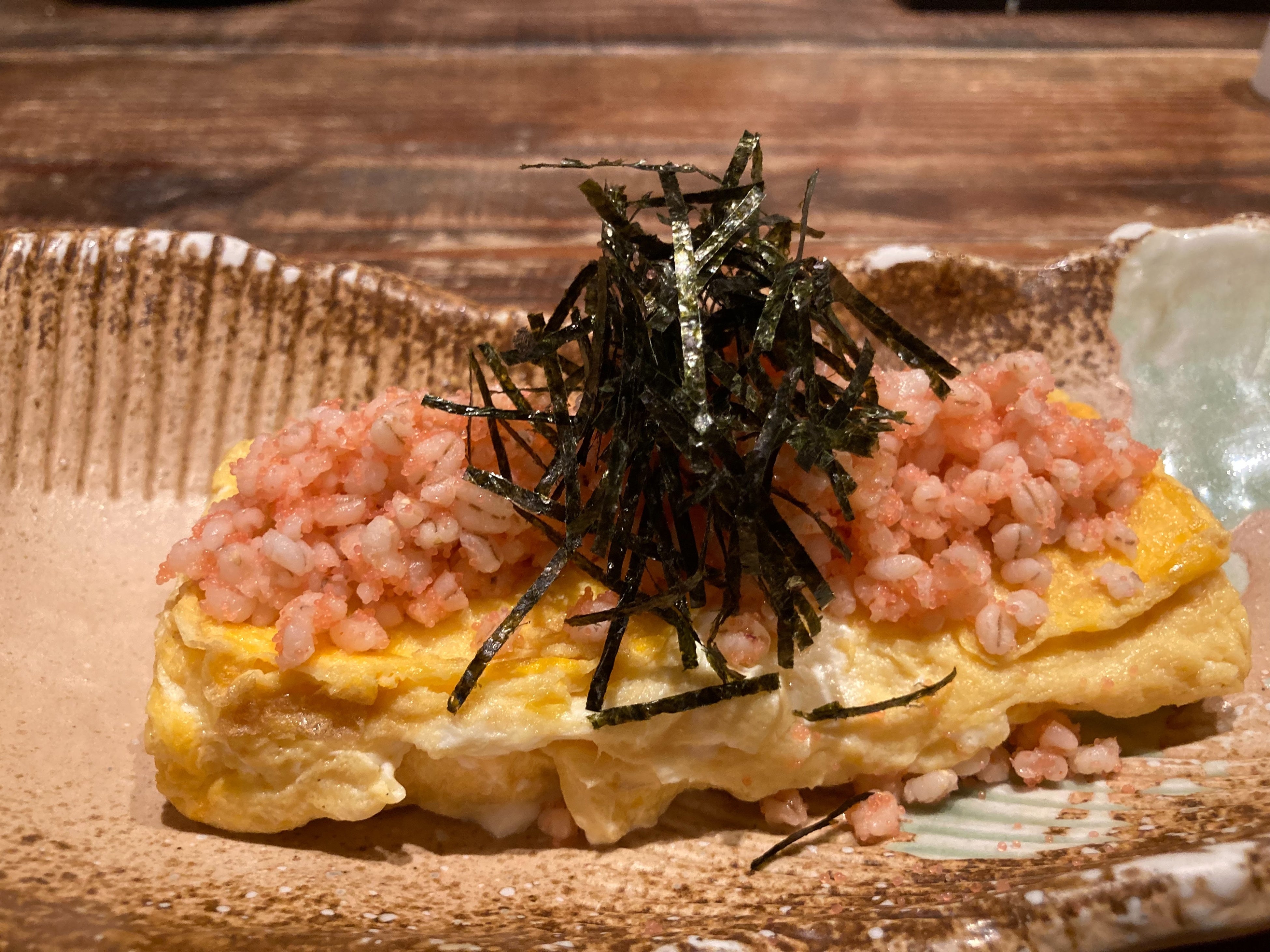 瀬戸内水軍 田町三田本店：だし巻き卵麦明太