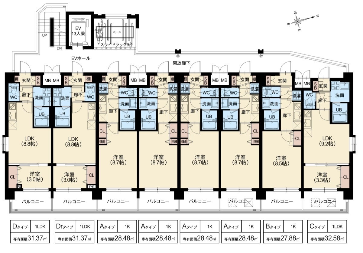 間取り図　２～３階