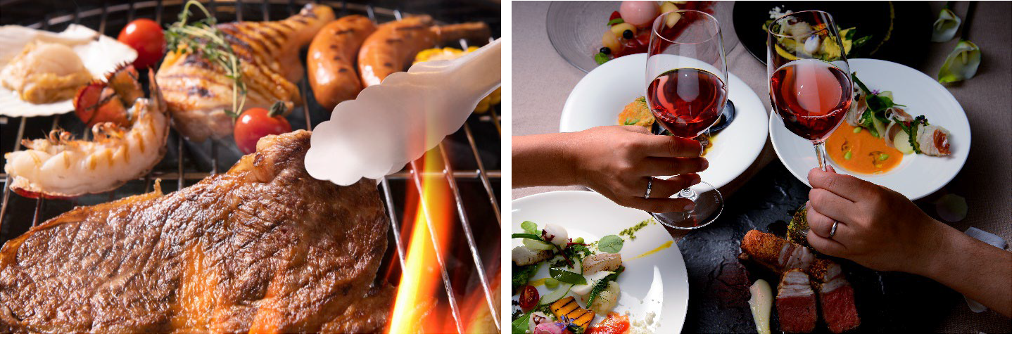 BBQディナー付き宿泊プラン（先着100名様）とバレンタインディナー
