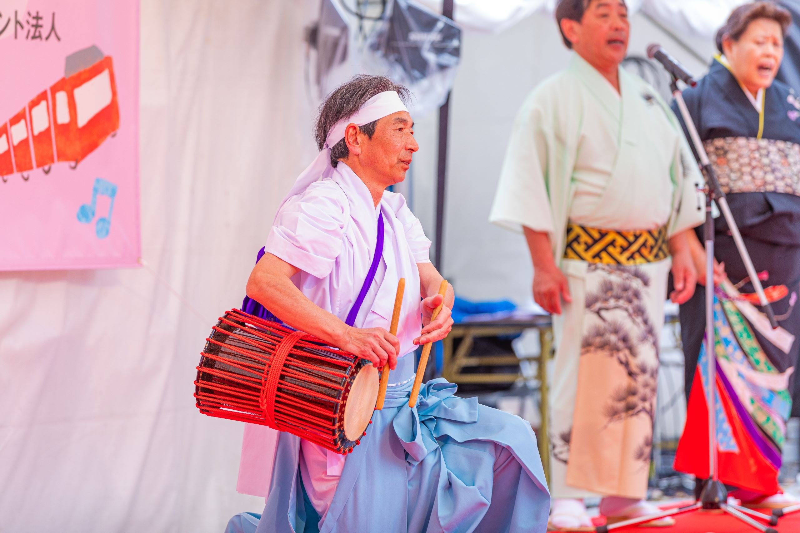 白峰かんこ踊りの皆様