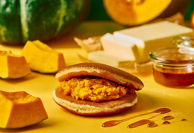 かぼちゃ・バター・メープルシロップを合わせた秋を感じる「南瓜どら」