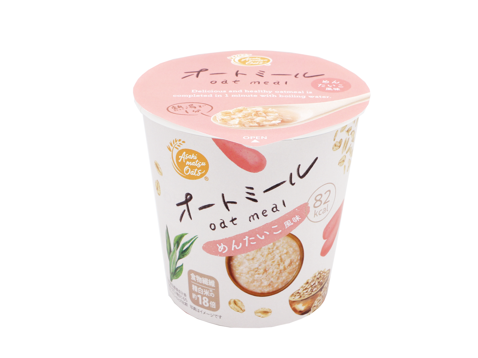 オートミールめんたいこ風味