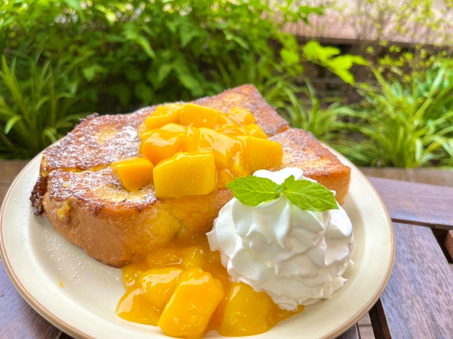 マンゴーフレンチトースト　¥1,100
