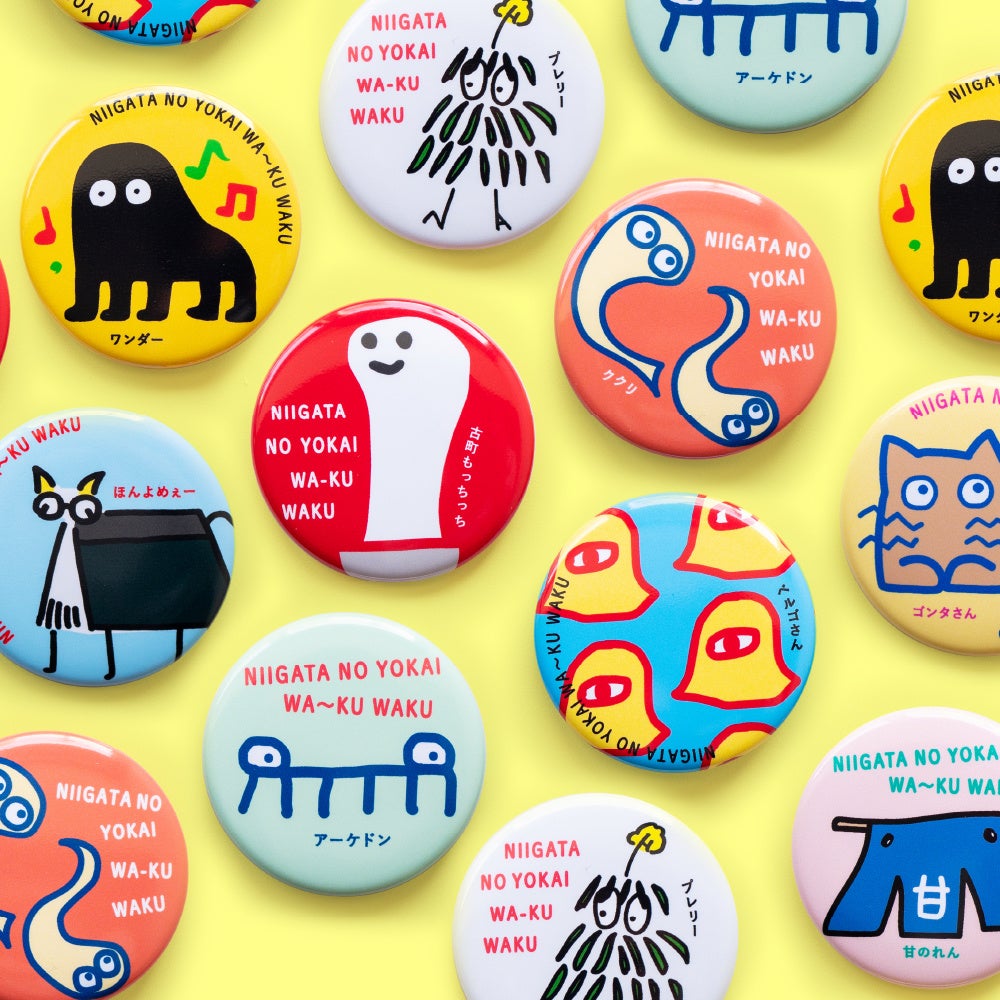 ガチャの中身は缶バッジ