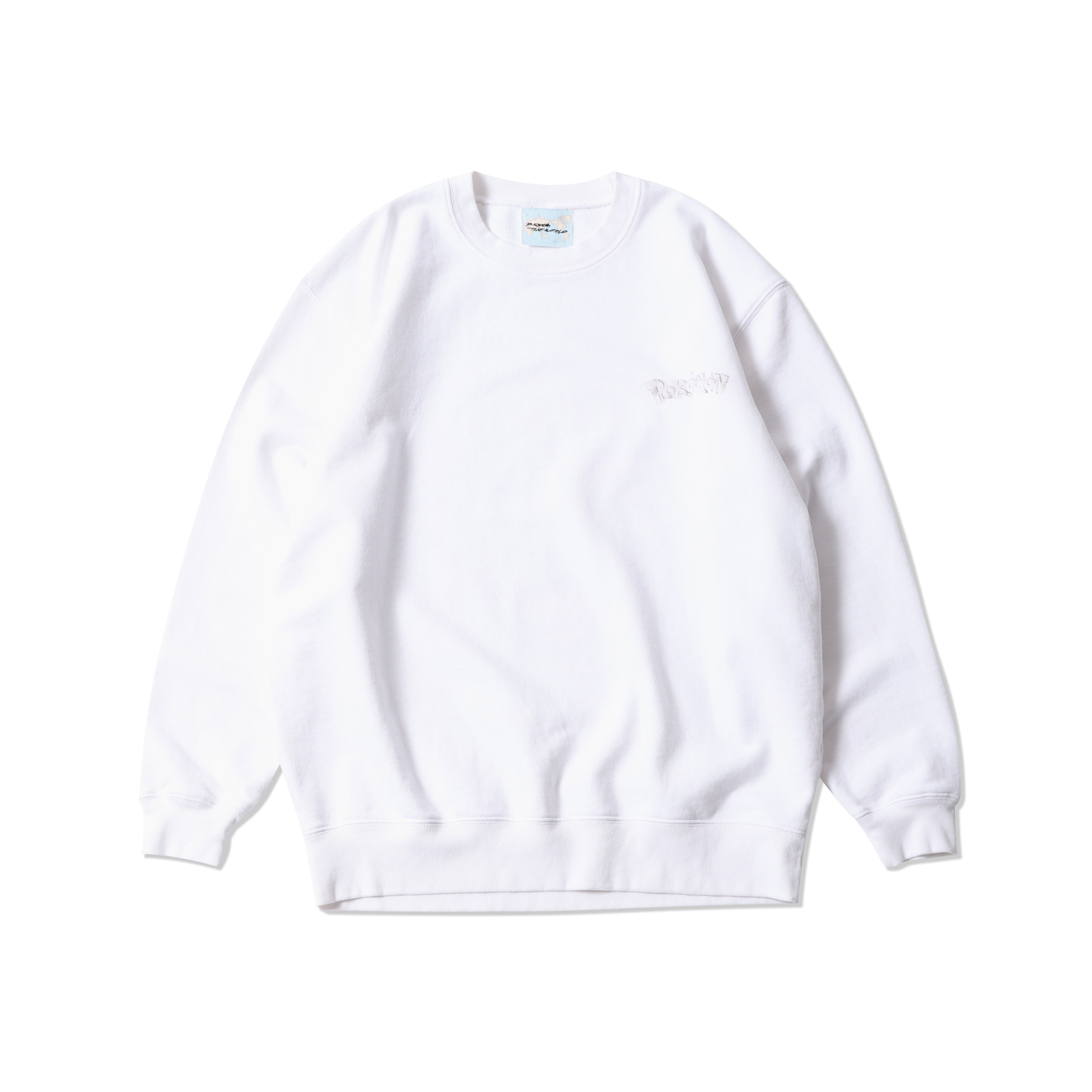 CREWNECK SWEAT - WHITE ¥10,780-